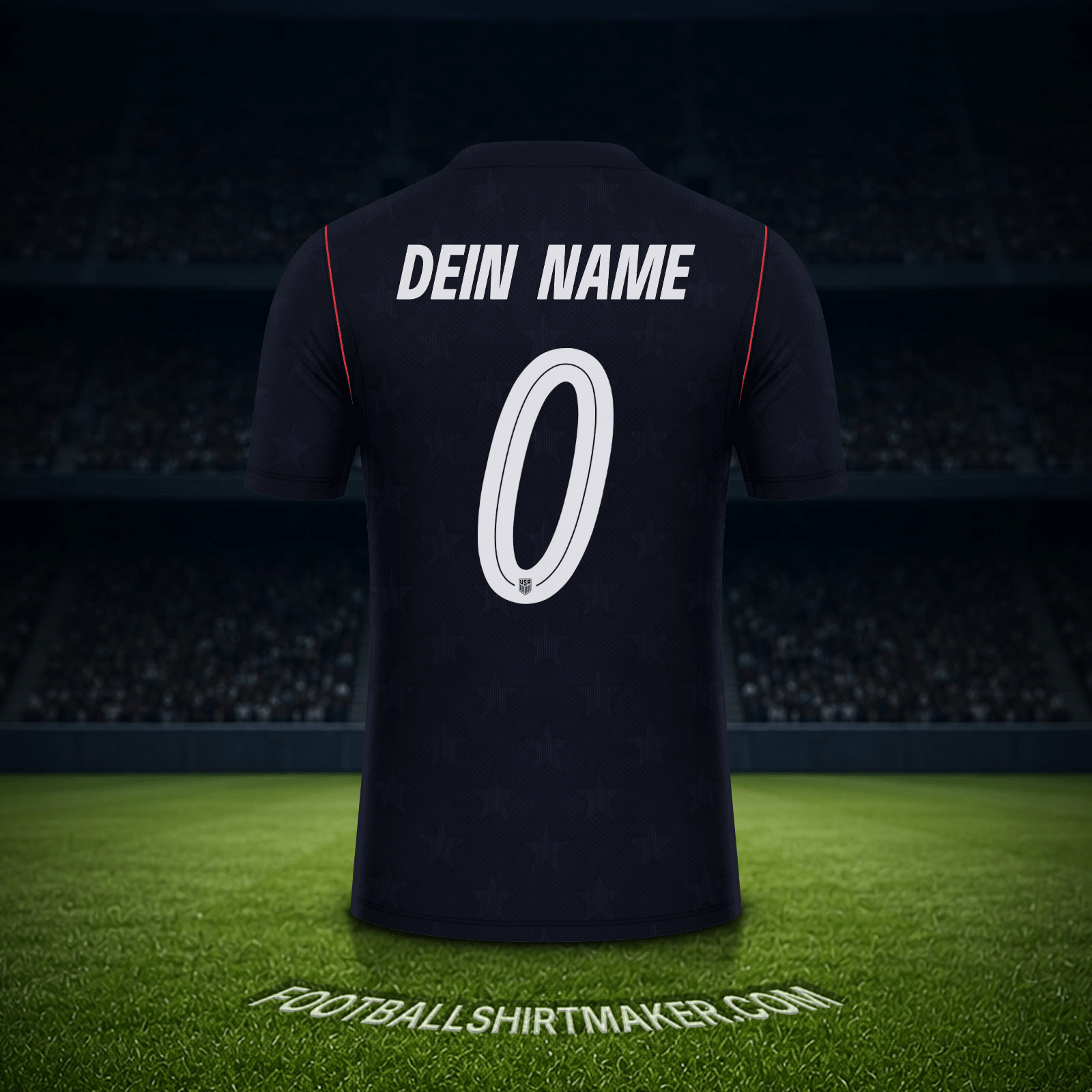 Trikot Vereinigte Staaten Weltmeisterschaft 2026 Auswärts -  dein name - 0