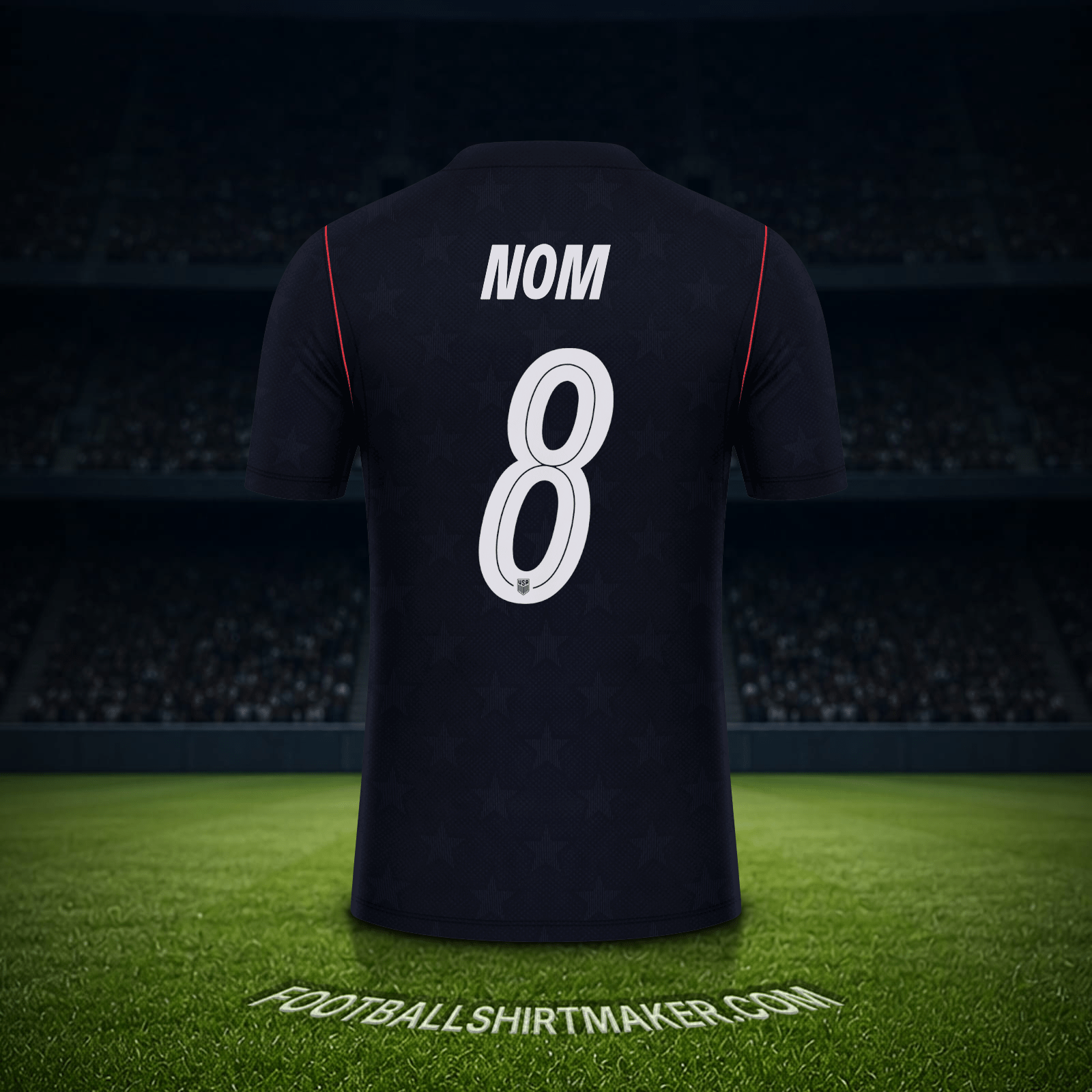 Maillot États-Unis Coupe du monde 2026 Extérieur -  nom - 8