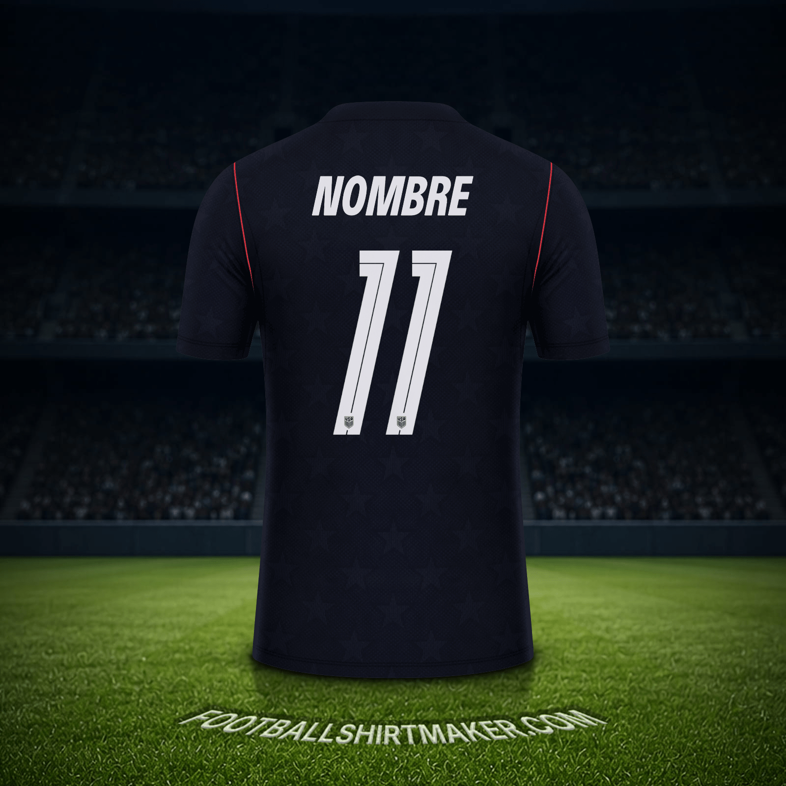 Jersey Estados Unidos Mundial 2026 Visita -  nombre - 11
