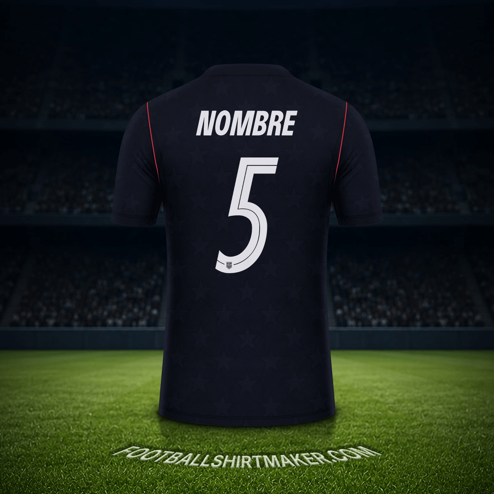 Jersey Estados Unidos Mundial 2026 Visita -  nombre - 5