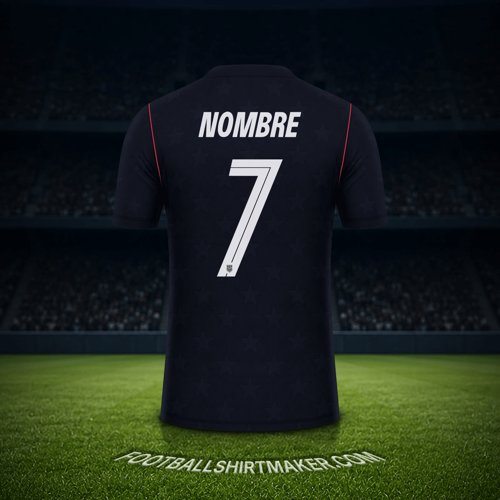 Jersey Estados Unidos Mundial 2026 Visita -  nombre - 7