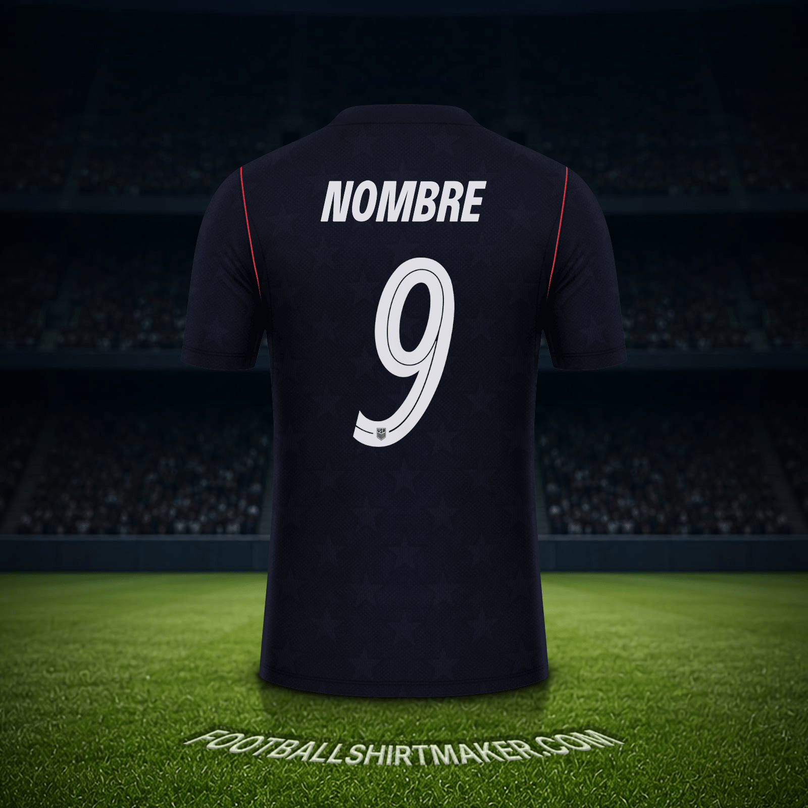 Jersey Estados Unidos Mundial 2026 Visita -  nombre - 9
