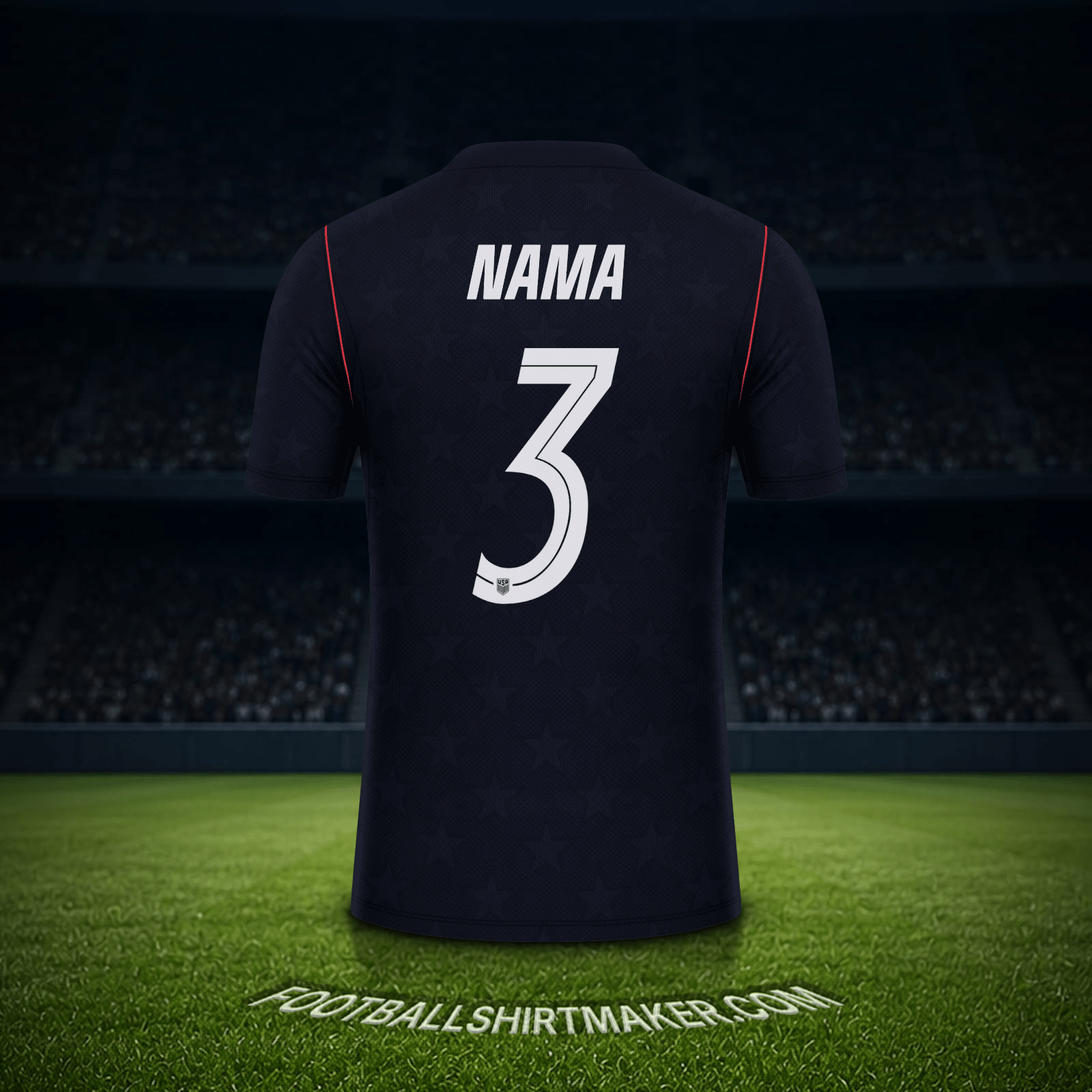 Jersey Amerika Serikat Piala Dunia 2026 Alternatif -  nama - 3