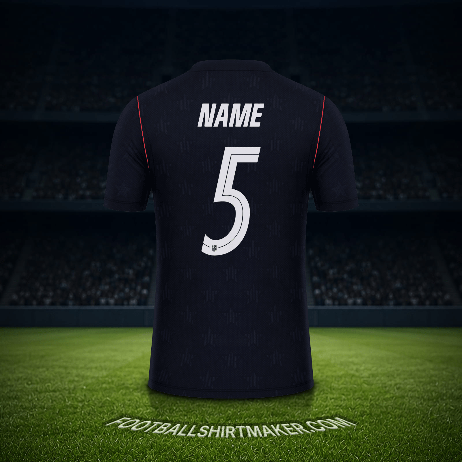 Trikot Vereinigte Staaten Weltmeisterschaft 2026 Auswärts -  name - 5