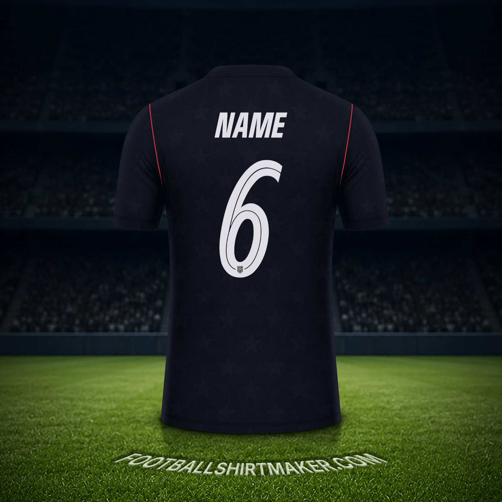 Trikot Vereinigte Staaten Weltmeisterschaft 2026 Auswärts -  name - 6