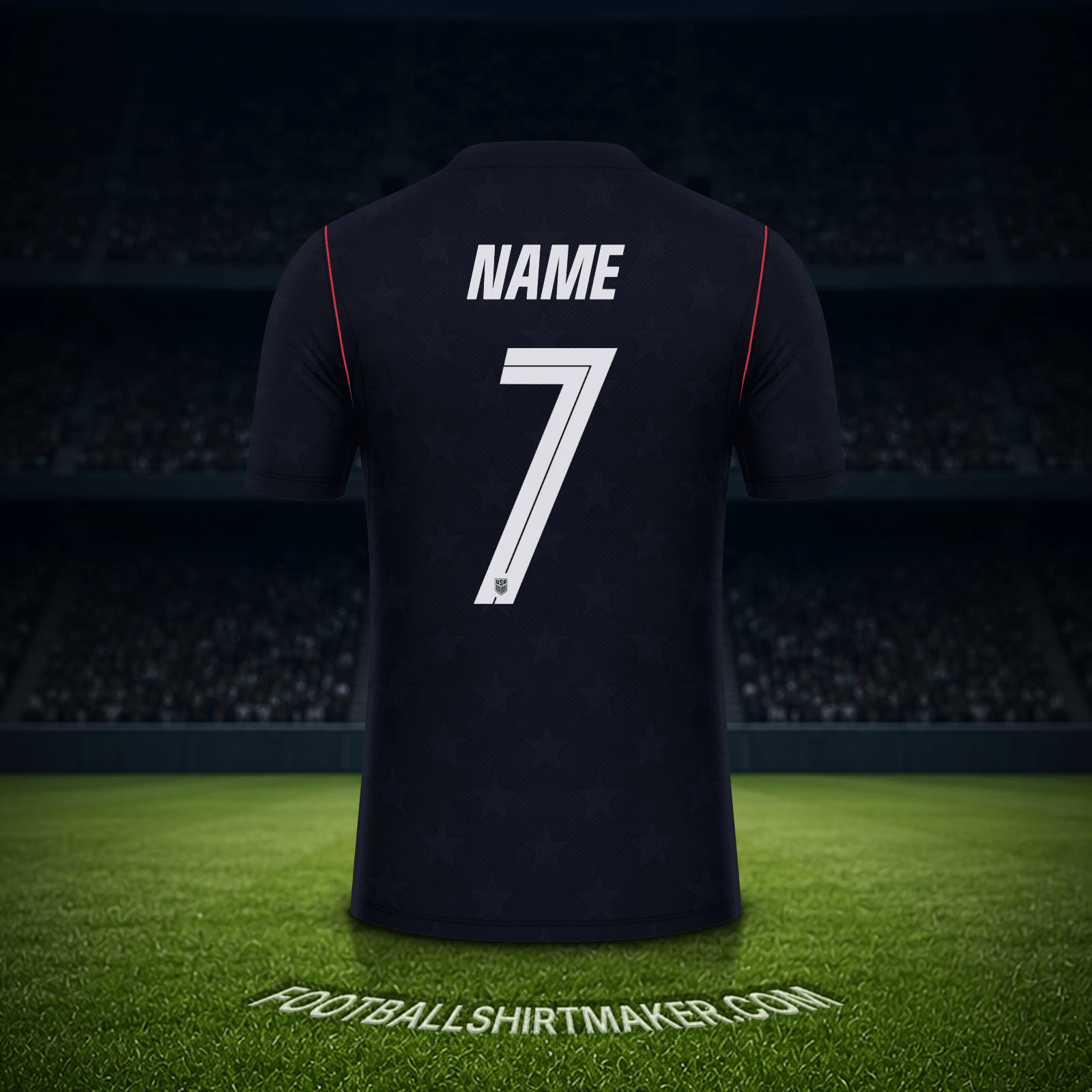 Trikot Vereinigte Staaten Weltmeisterschaft 2026 Auswärts -  name - 7
