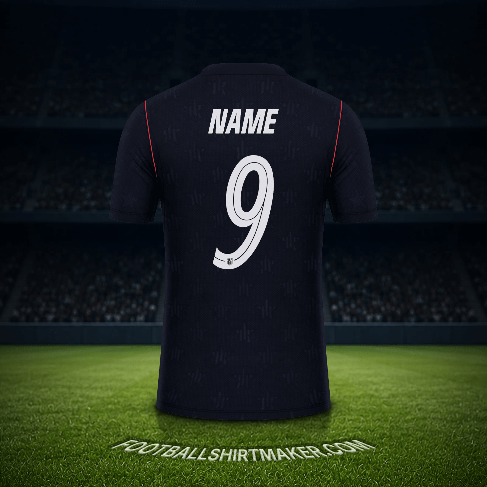 Trikot Vereinigte Staaten Weltmeisterschaft 2026 Auswärts -  name - 9