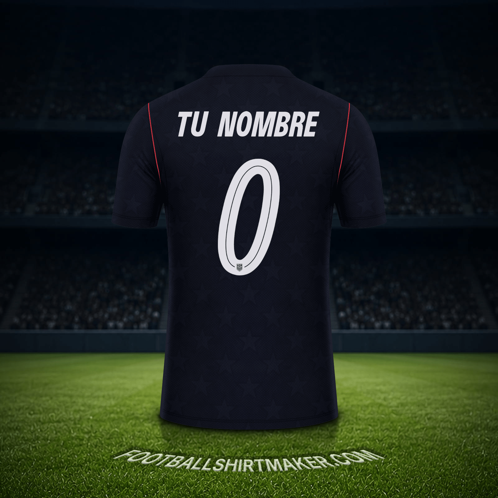 Jersey Estados Unidos Mundial 2026 Visita -  tu nombre - 0