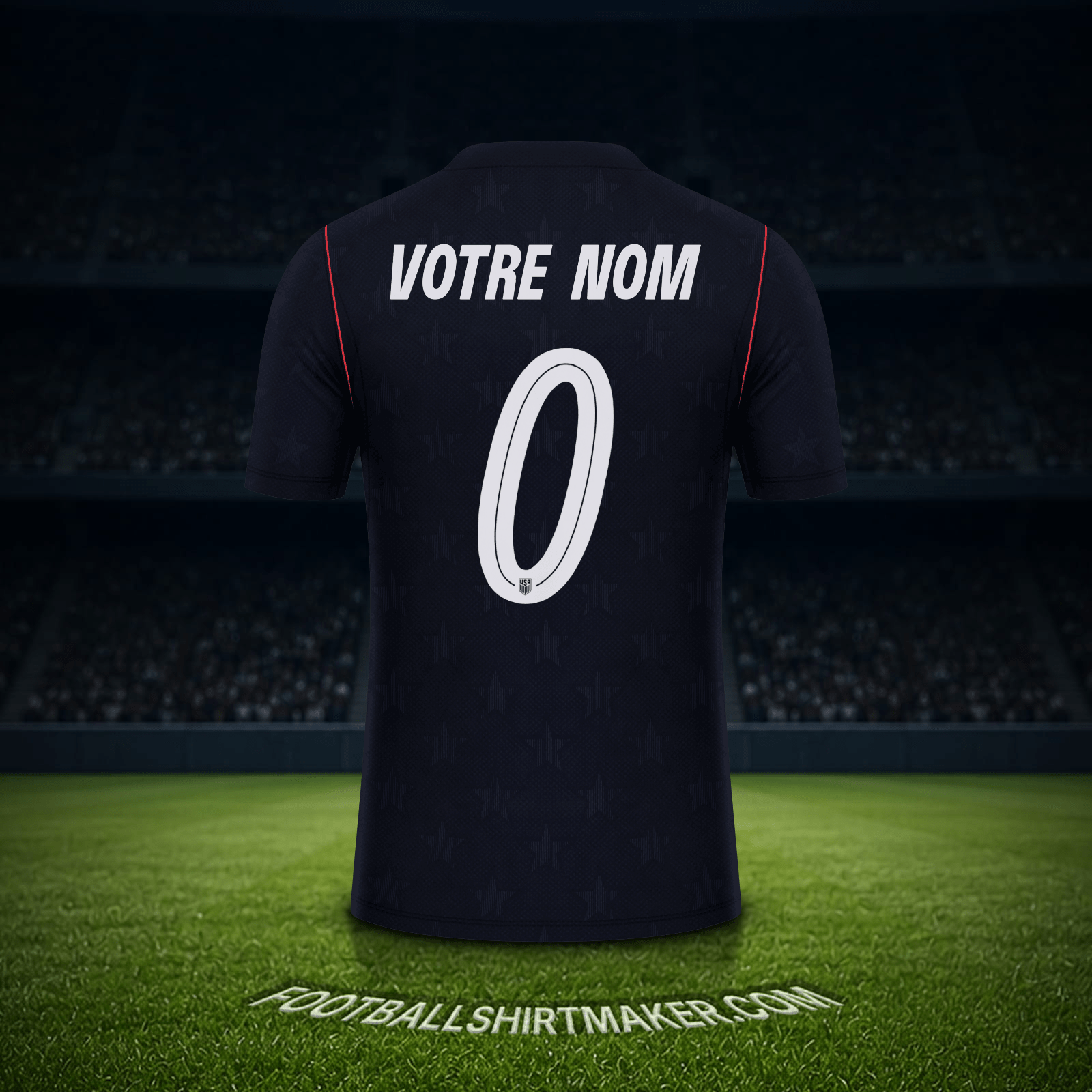Maillot États-Unis Coupe du monde 2026 Extérieur -  votre nom - 0