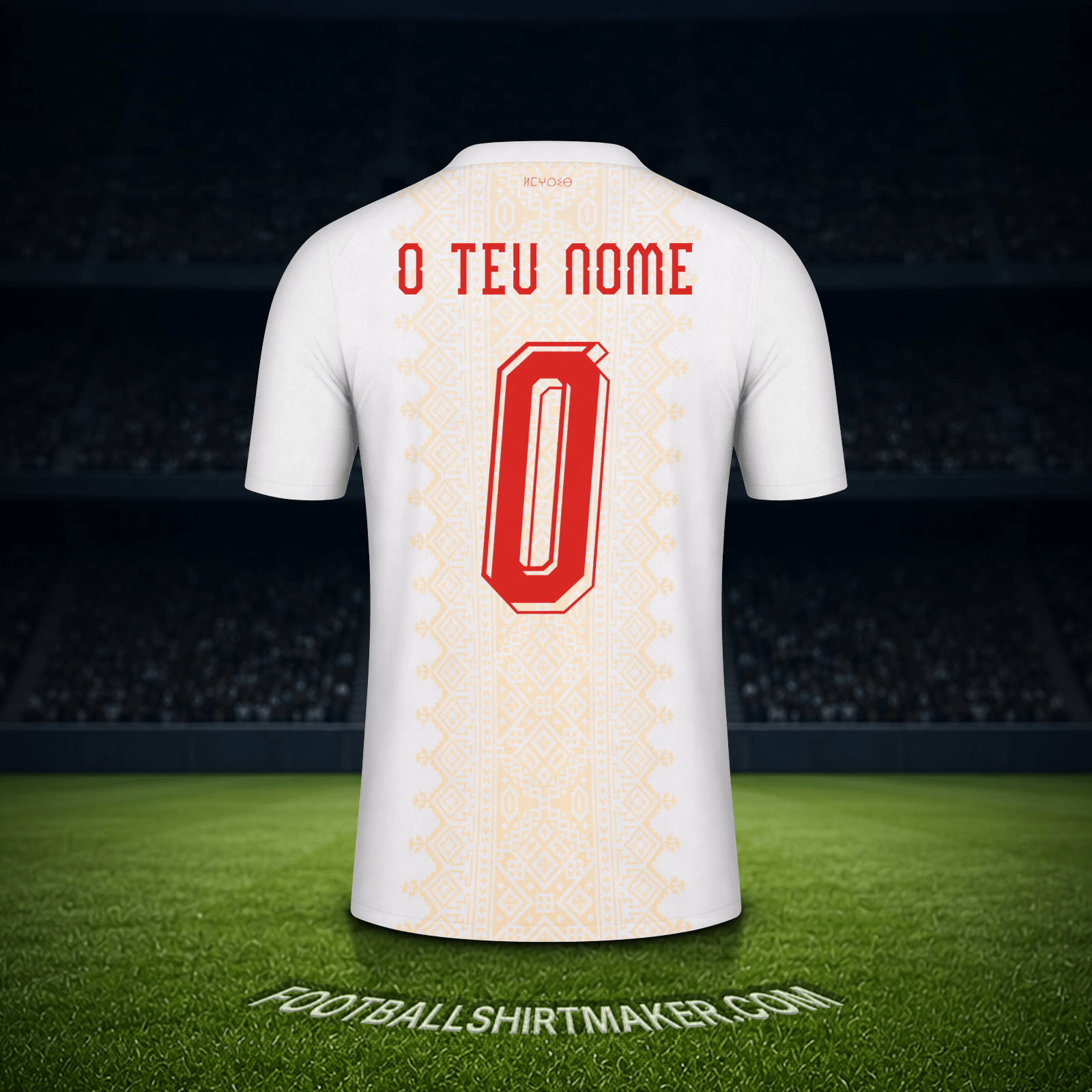 Camisola Marrocos Copa do Mundo 2026 Alternativa -  o teu nome - 0