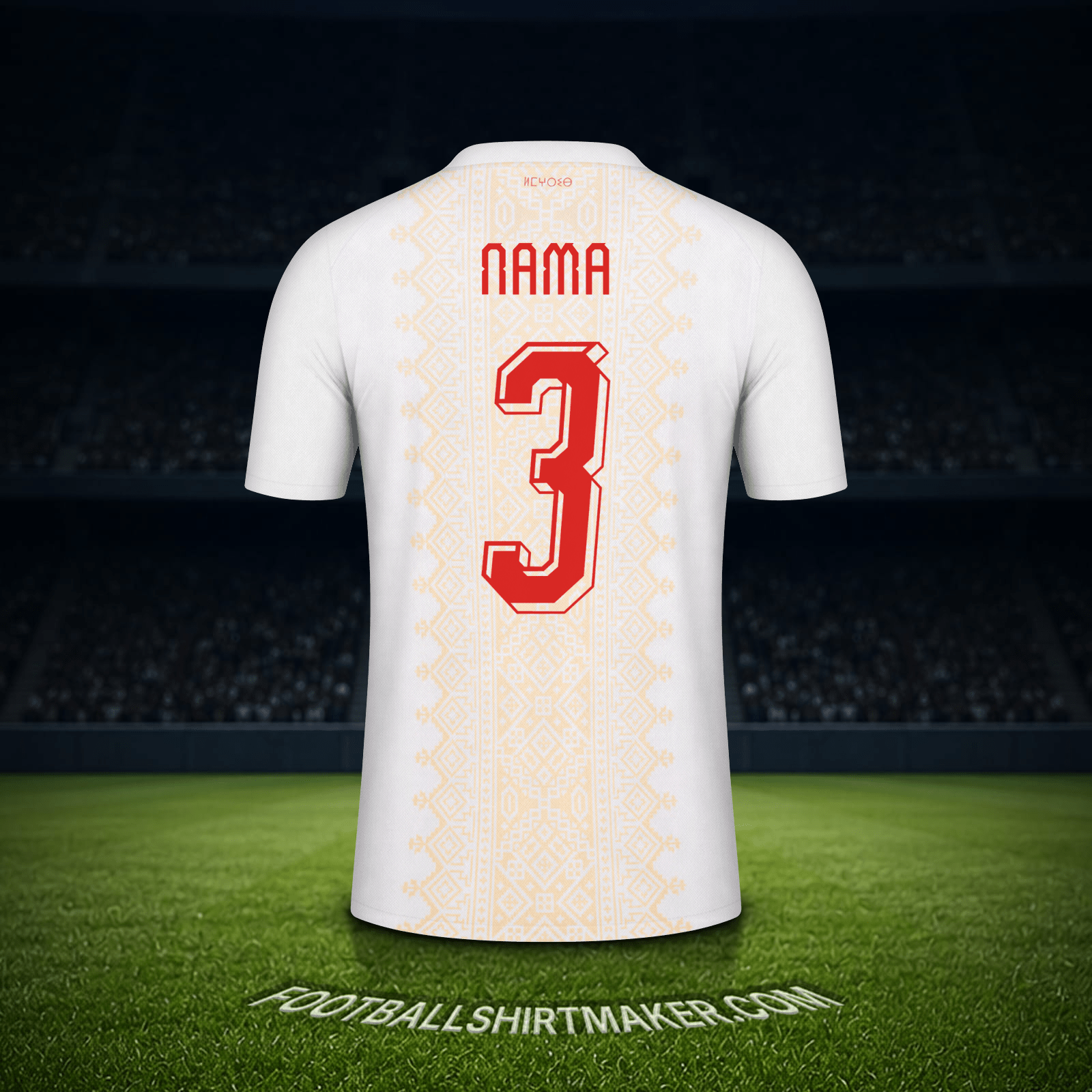 Jersey Maroko Piala Dunia 2026 Alternatif -  nama - 3