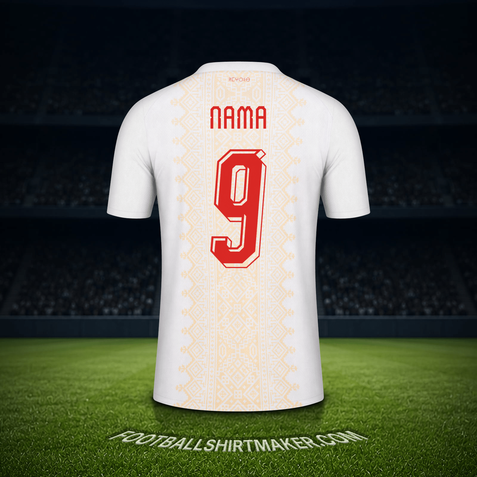 Jersey Maroko Piala Dunia 2026 Alternatif -  nama - 9