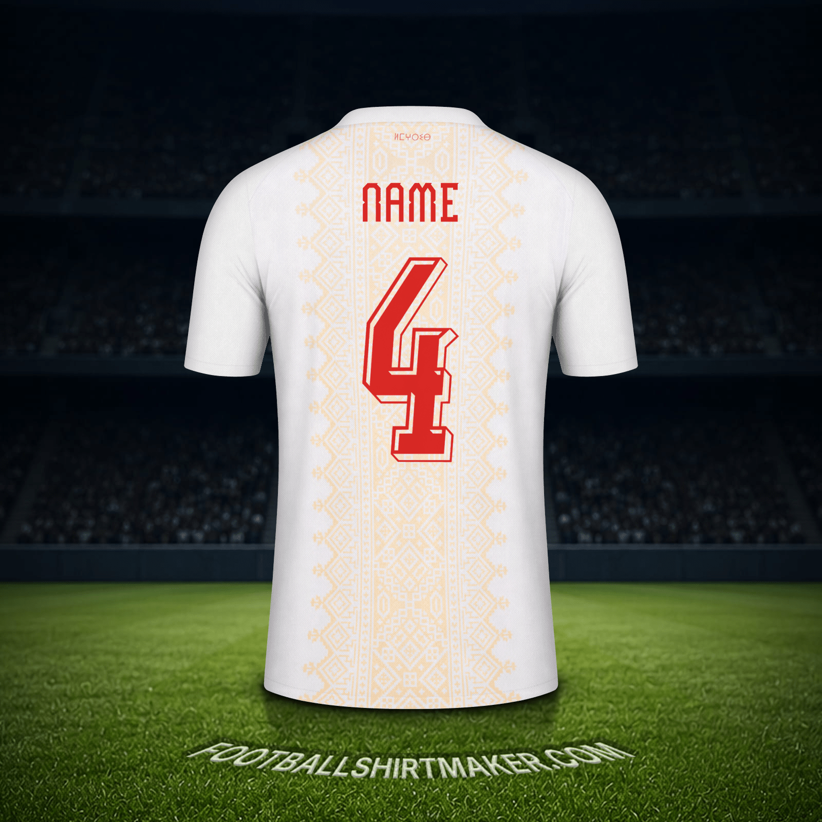Jersey Morocco World Cup 2026 Away -  name - 4