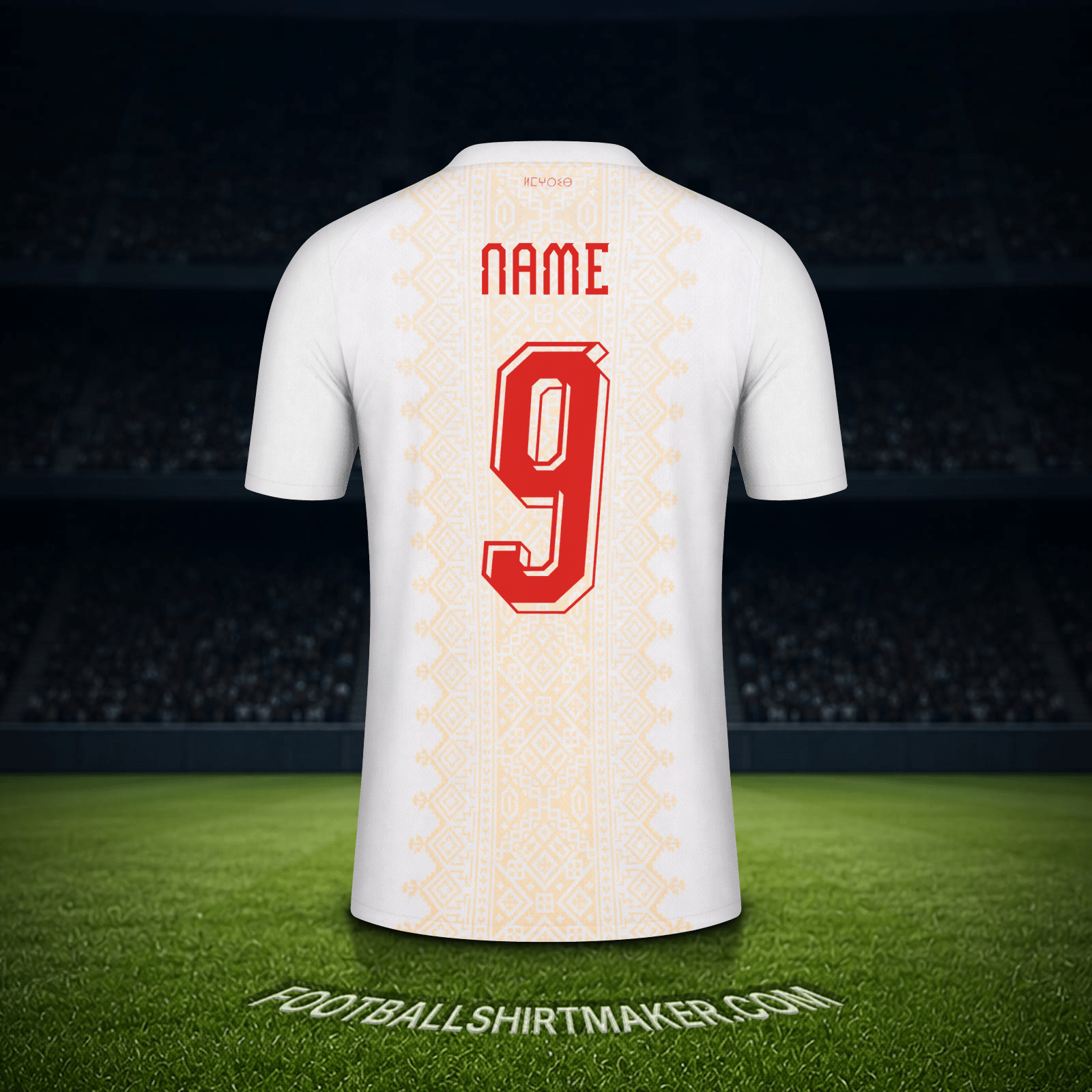 Jersey Morocco World Cup 2026 Away -  name - 9