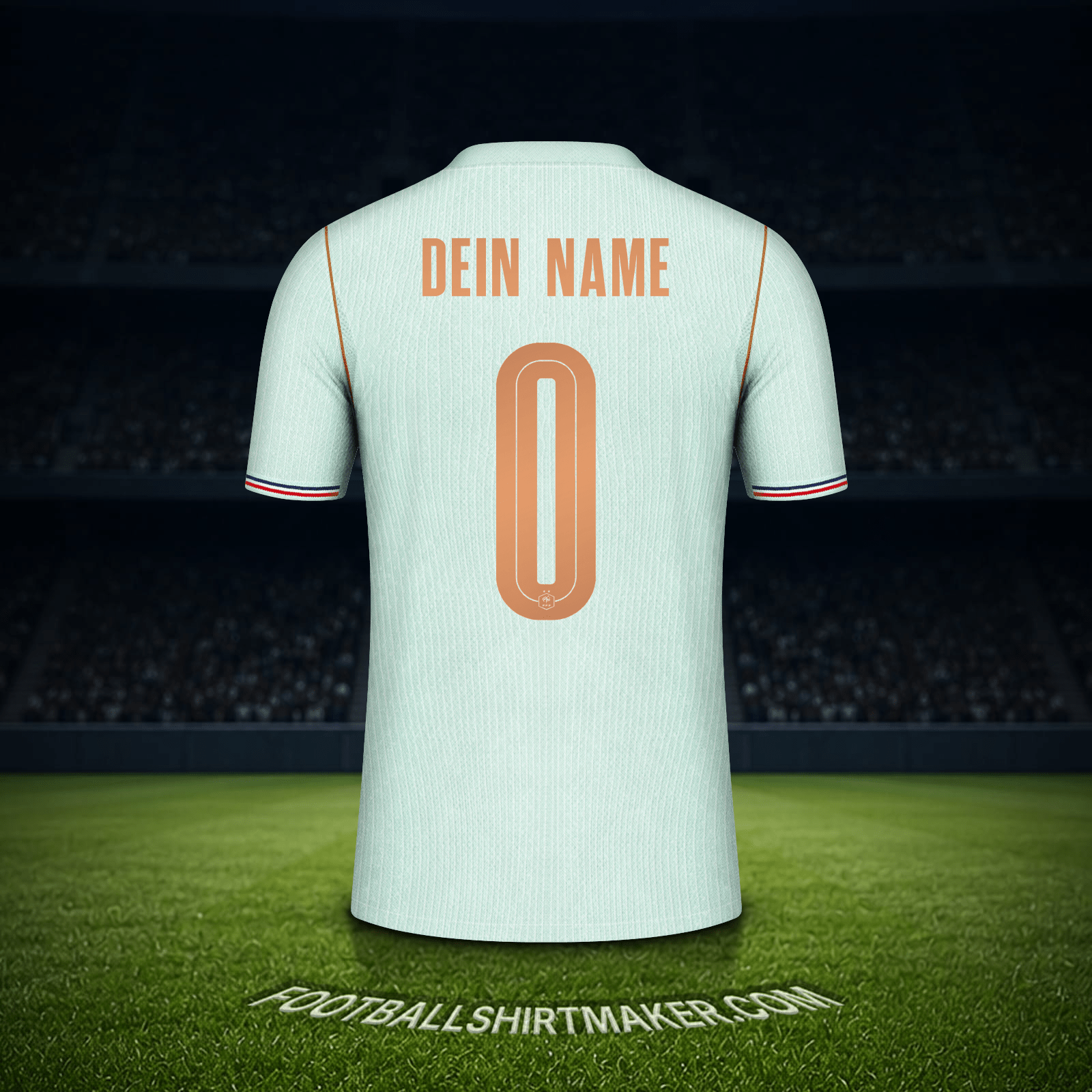 Trikot Frankreich Weltmeisterschaft 2026 Auswärts -  dein name - 0