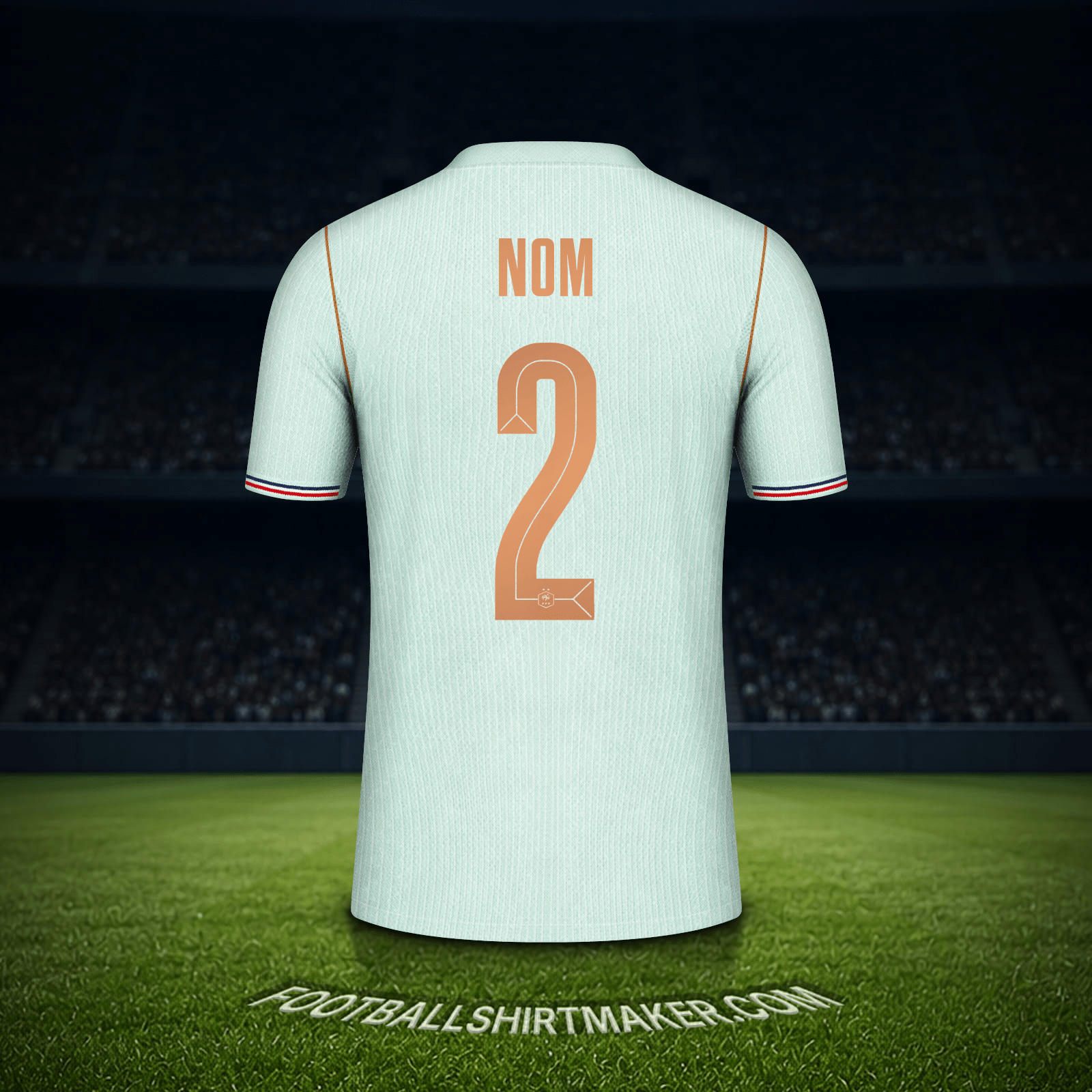 Maillot France Coupe du monde 2026 Extérieur -  nom - 2