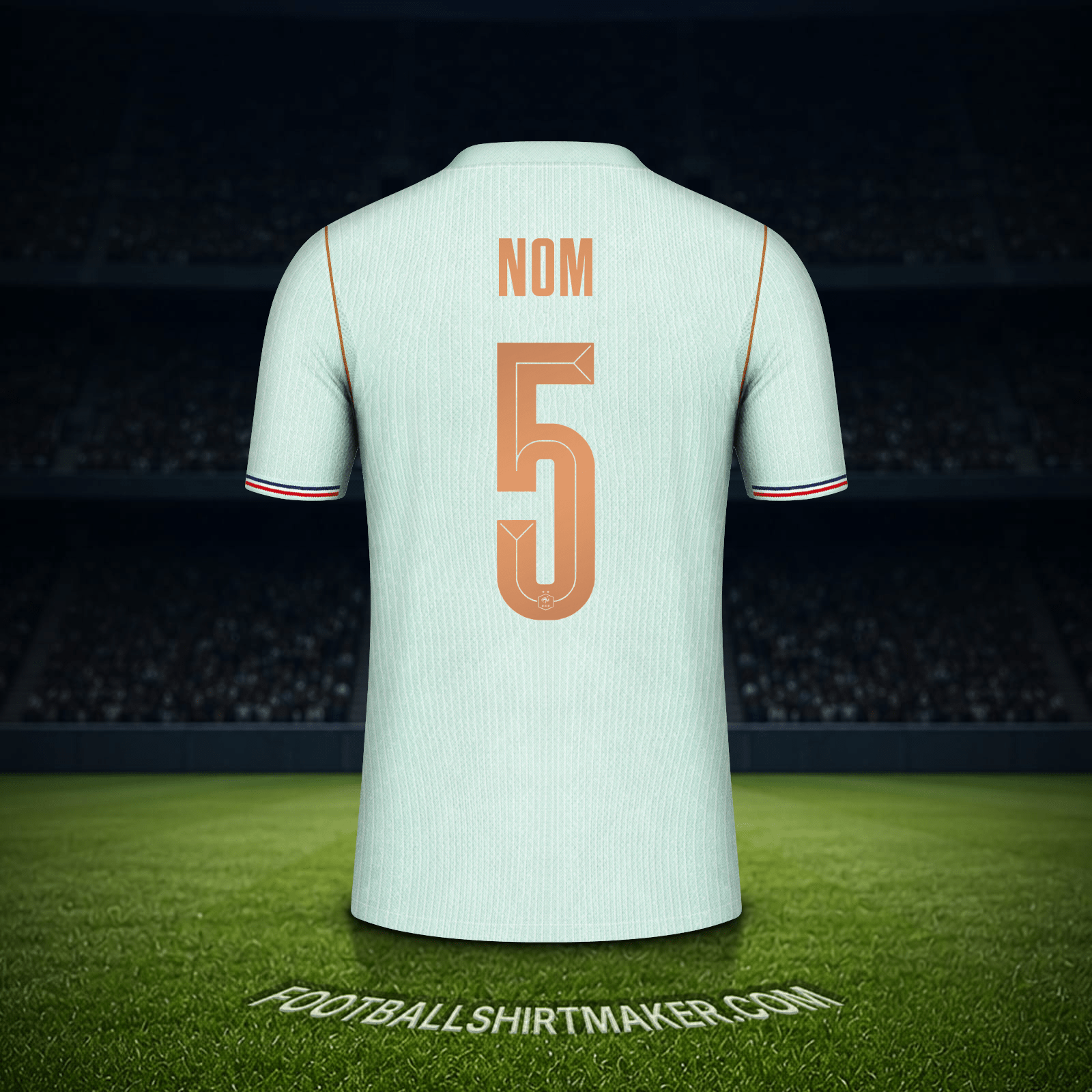 Maillot France Coupe du monde 2026 Extérieur -  nom - 5