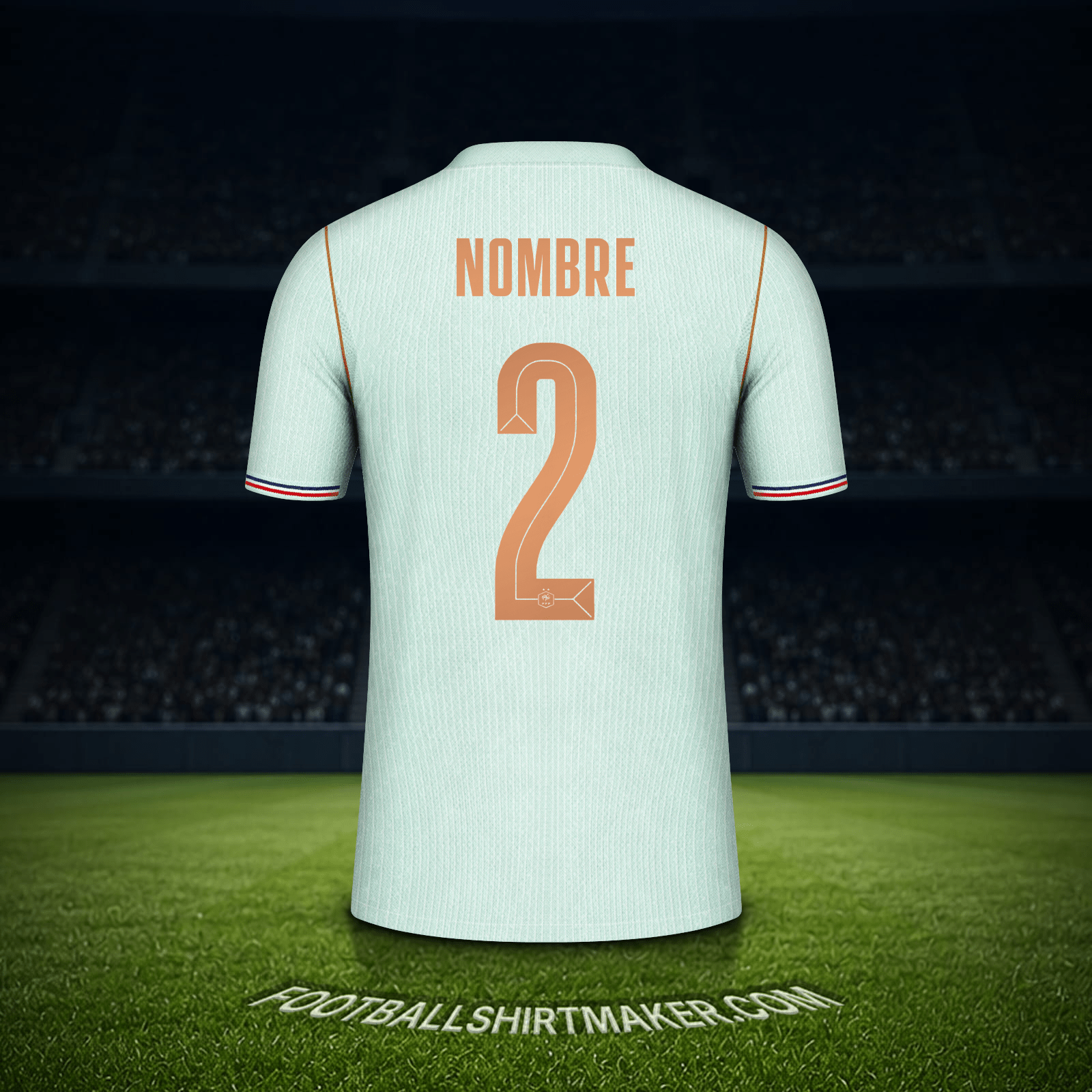 Camiseta Francia Mundial 2026 Visita -  nombre - 2