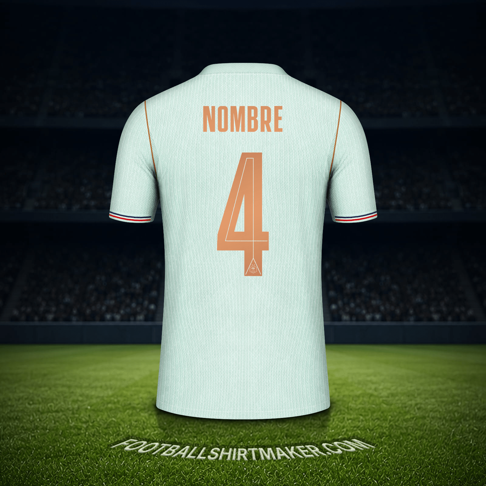 Camiseta Francia Mundial 2026 Visita -  nombre - 4