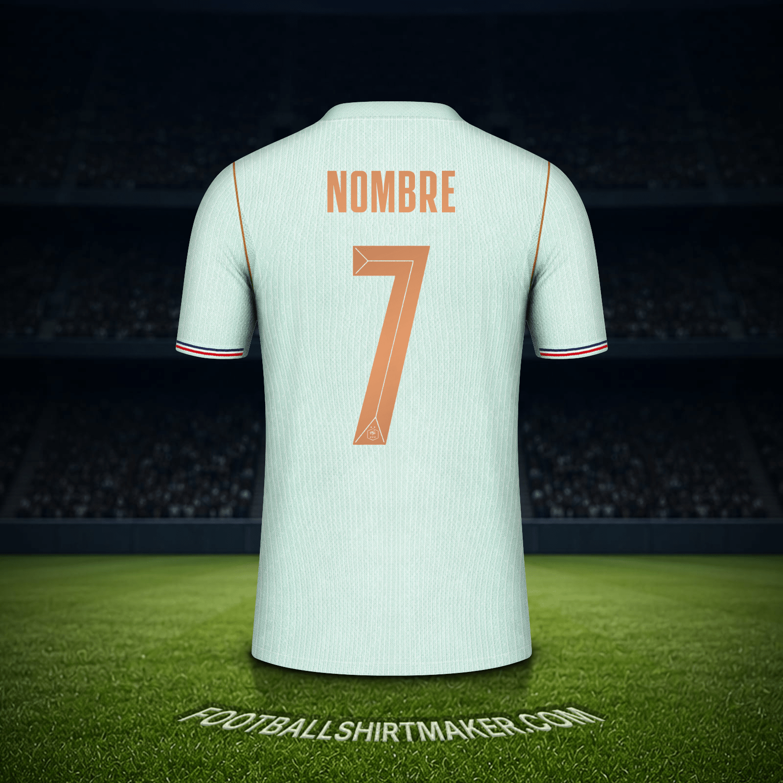 Camiseta Francia Mundial 2026 Visita -  nombre - 7