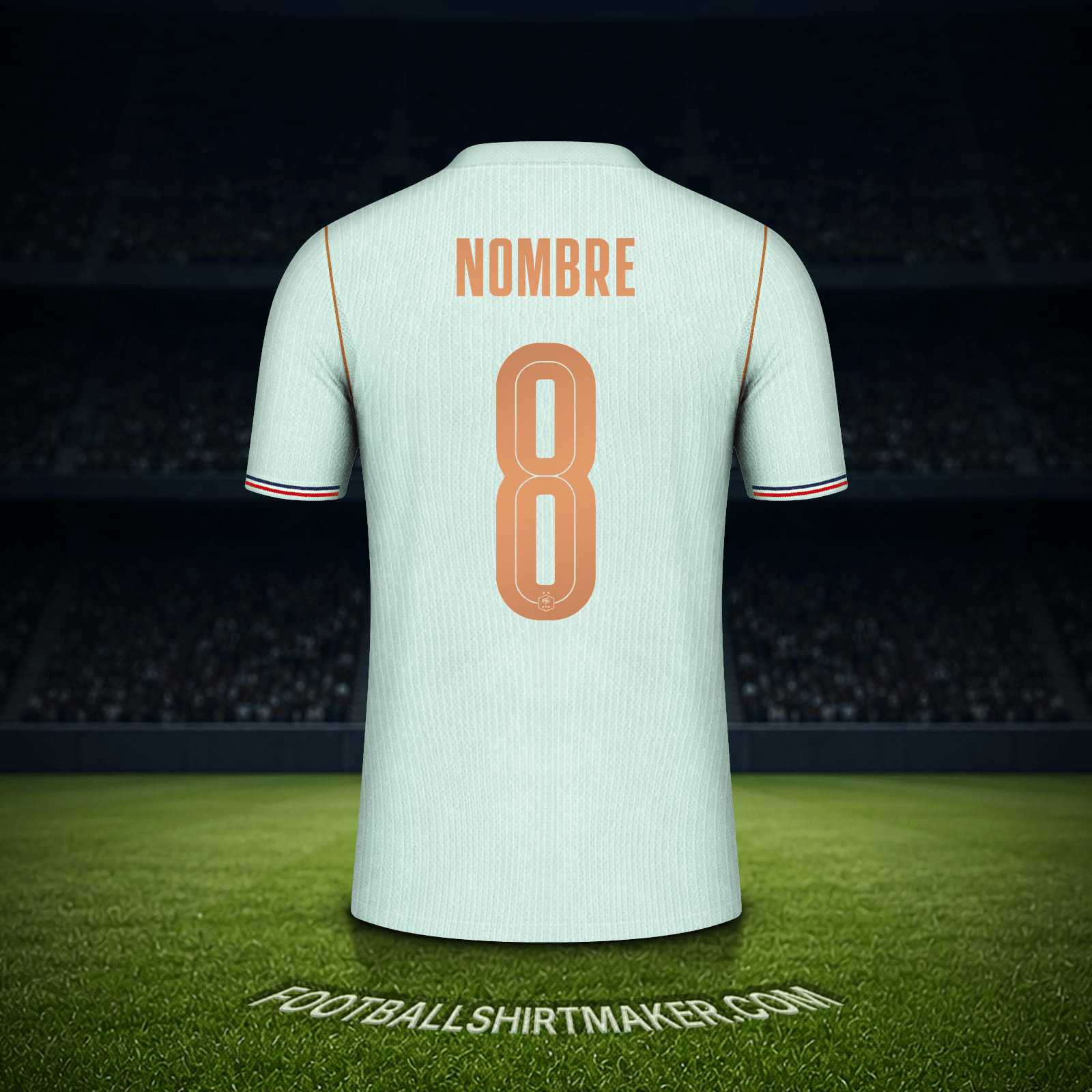 Camiseta Francia Mundial 2026 Visita -  nombre - 8