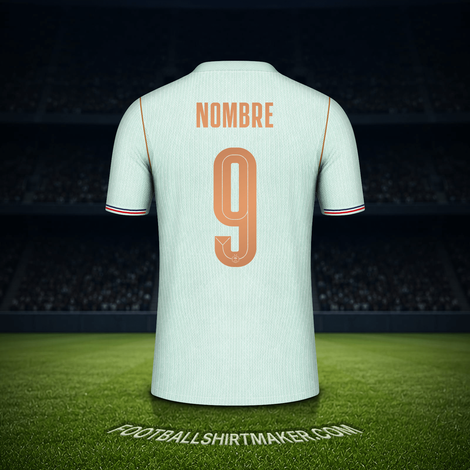 Camiseta Francia Mundial 2026 Visita -  nombre - 9