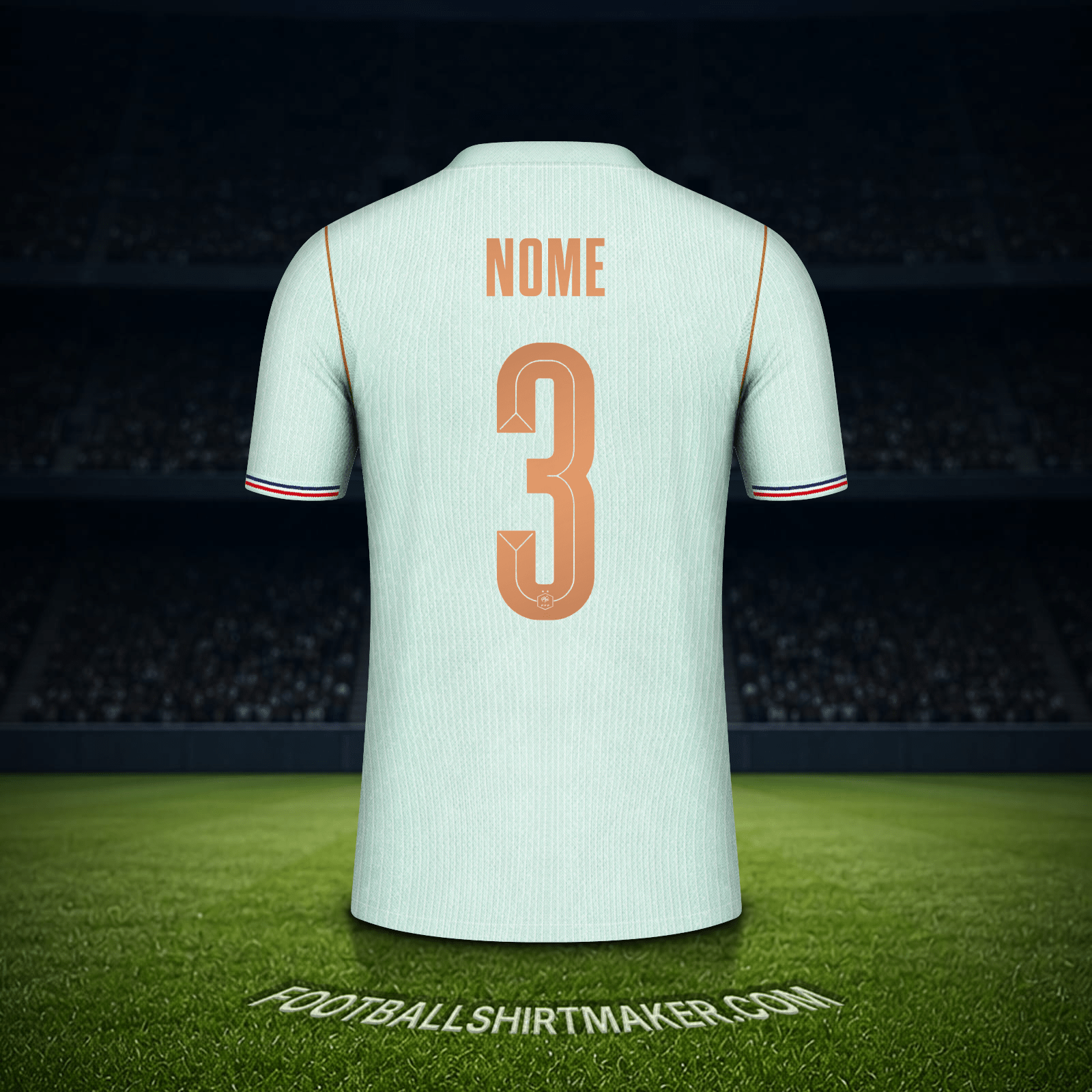 Camisola França Copa do Mundo 2026 Alternativa -  nome - 3