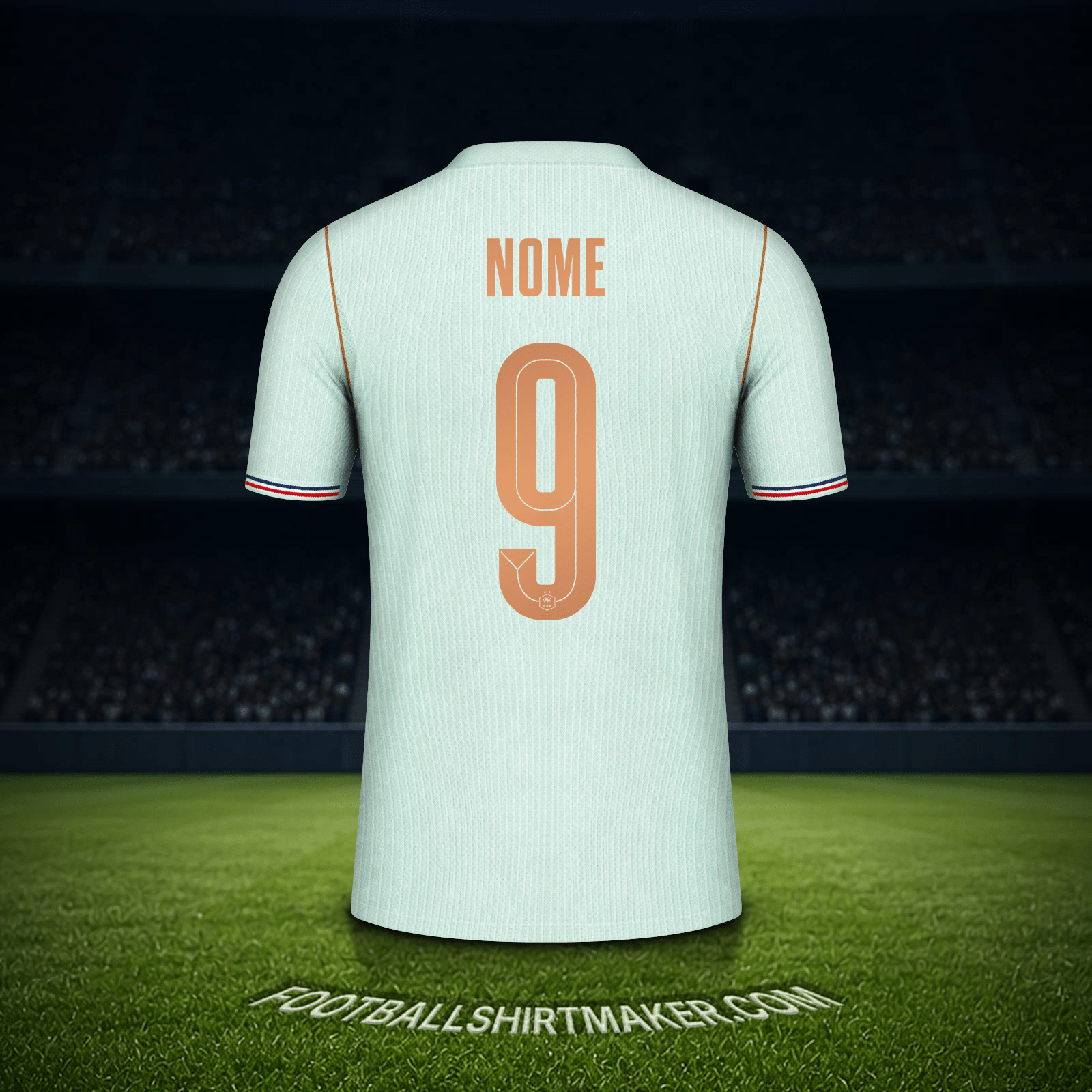 Camisola França Copa do Mundo 2026 Alternativa -  nome - 9