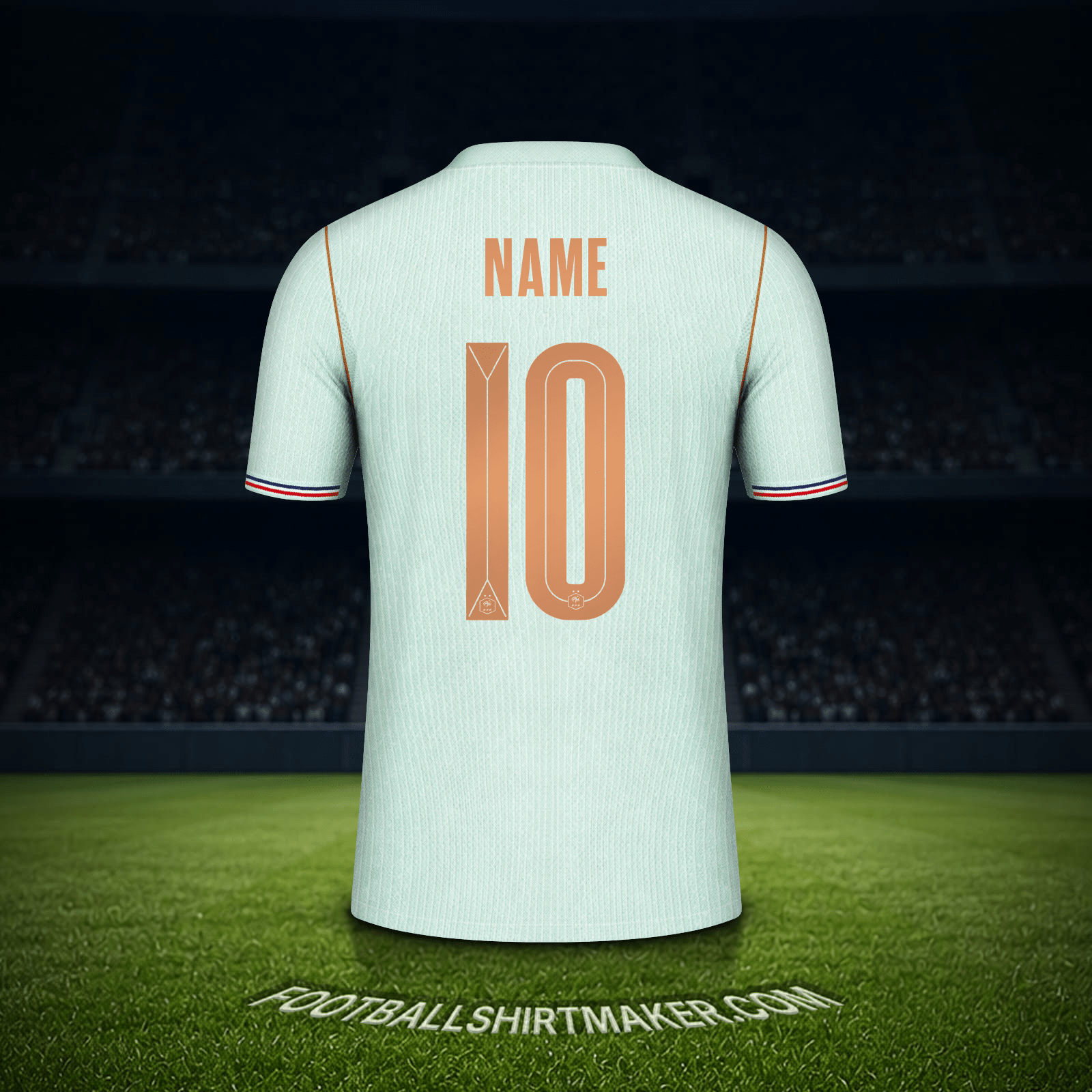 Trikot Frankreich Weltmeisterschaft 2026 Auswärts -  name - 10