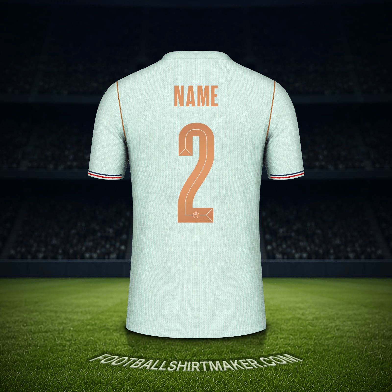 Trikot Frankreich Weltmeisterschaft 2026 Auswärts -  name - 2