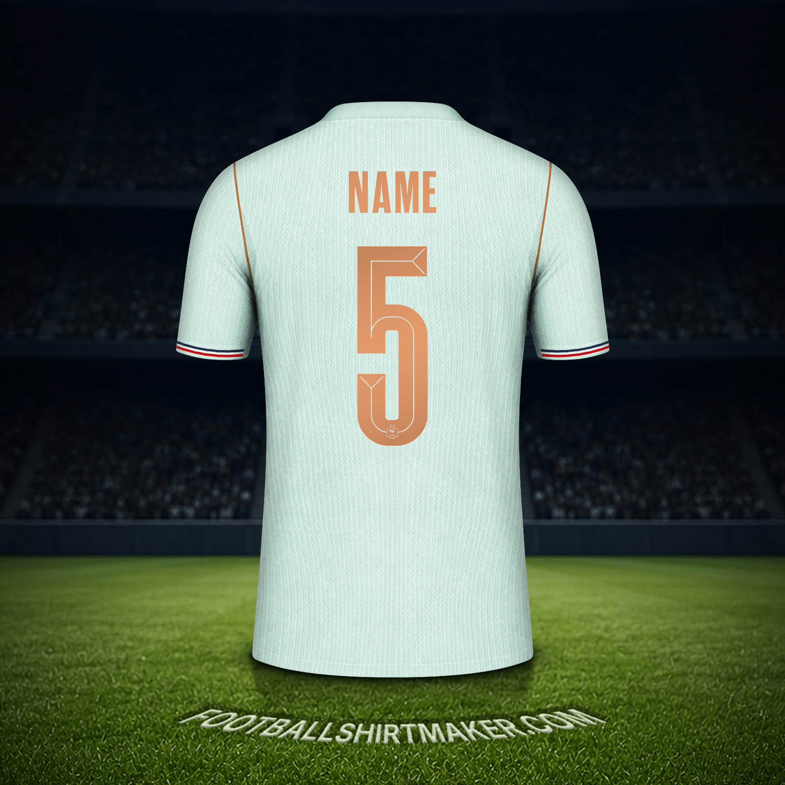 Trikot Frankreich Weltmeisterschaft 2026 Auswärts -  name - 5