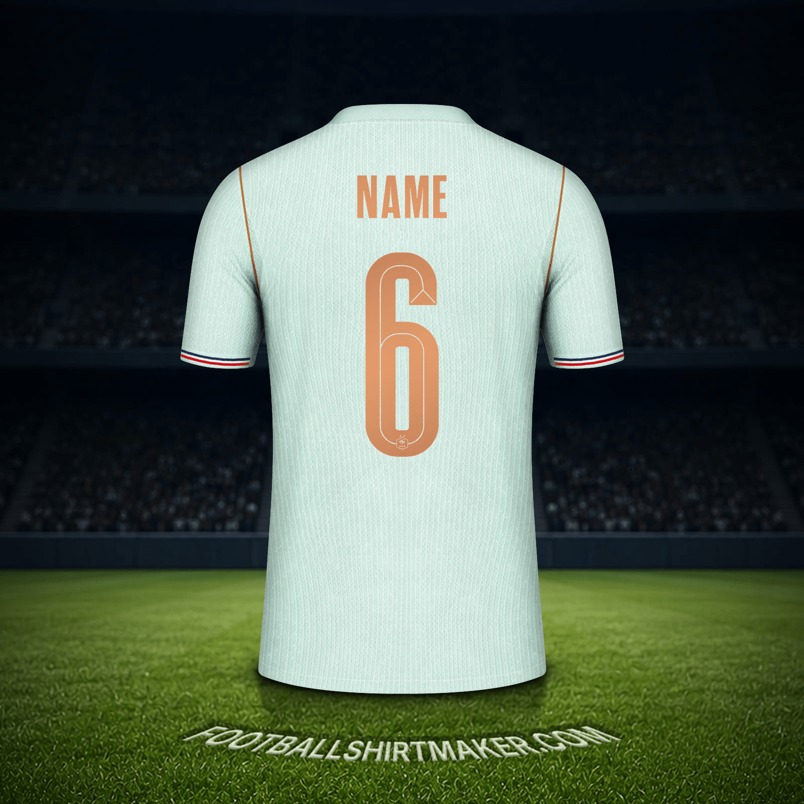 Trikot Frankreich Weltmeisterschaft 2026 Auswärts -  name - 6