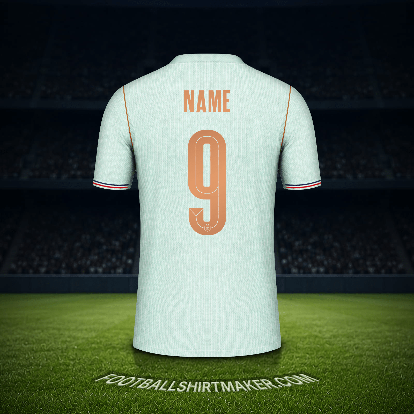 Trikot Frankreich Weltmeisterschaft 2026 Auswärts -  name - 9