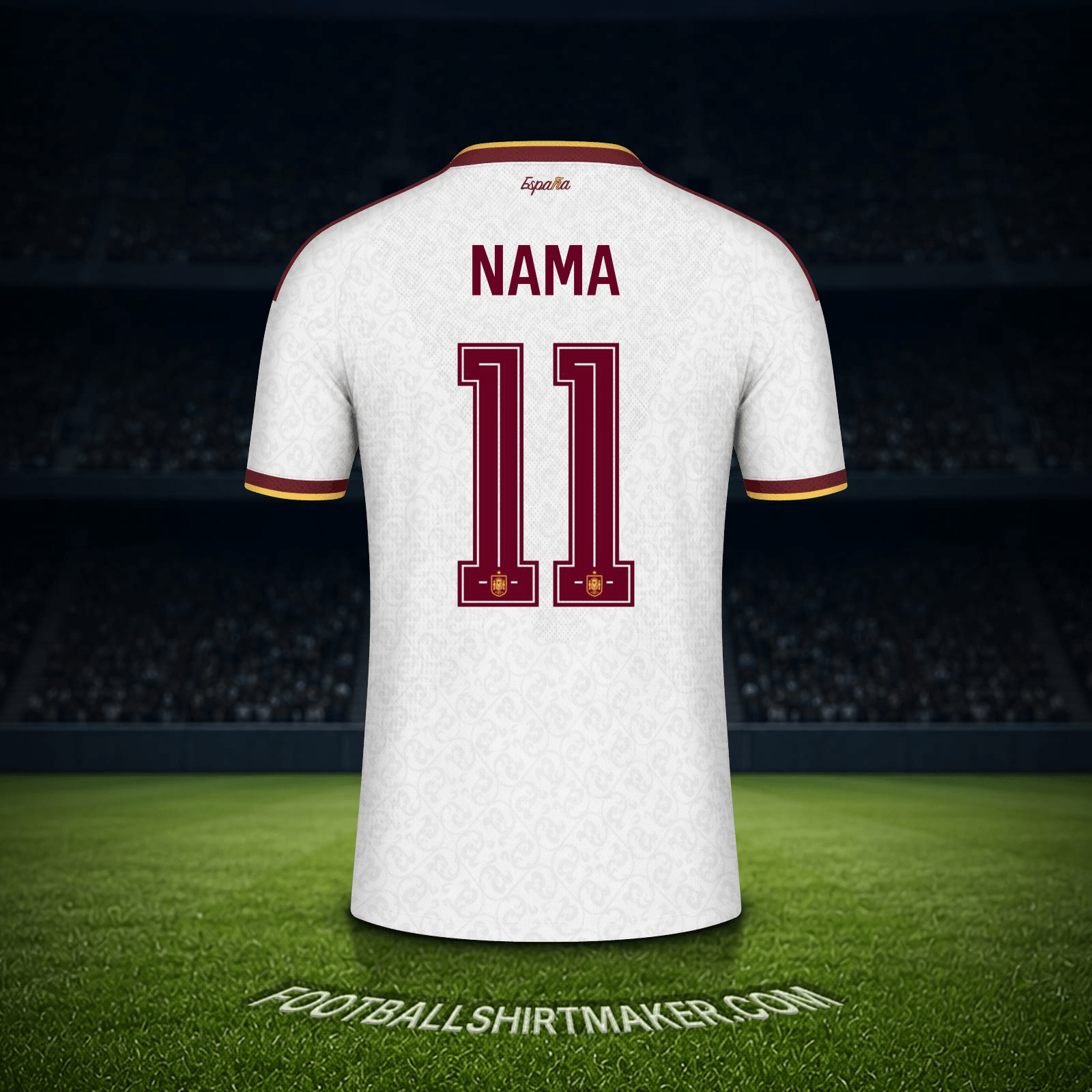 Jersey Spanyol Piala Dunia 2026 Alternatif -  nama - 11