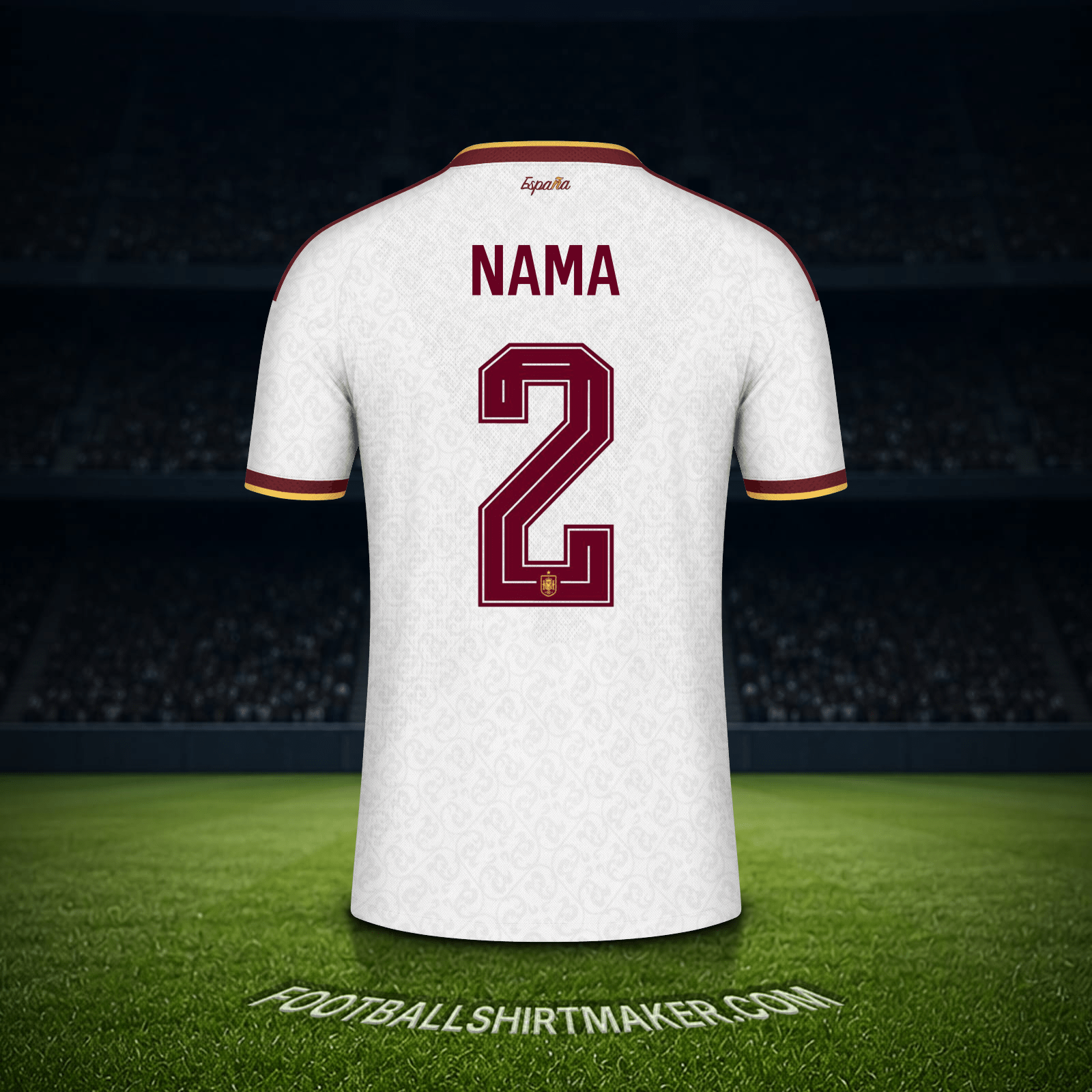 Jersey Spanyol Piala Dunia 2026 Alternatif -  nama - 2