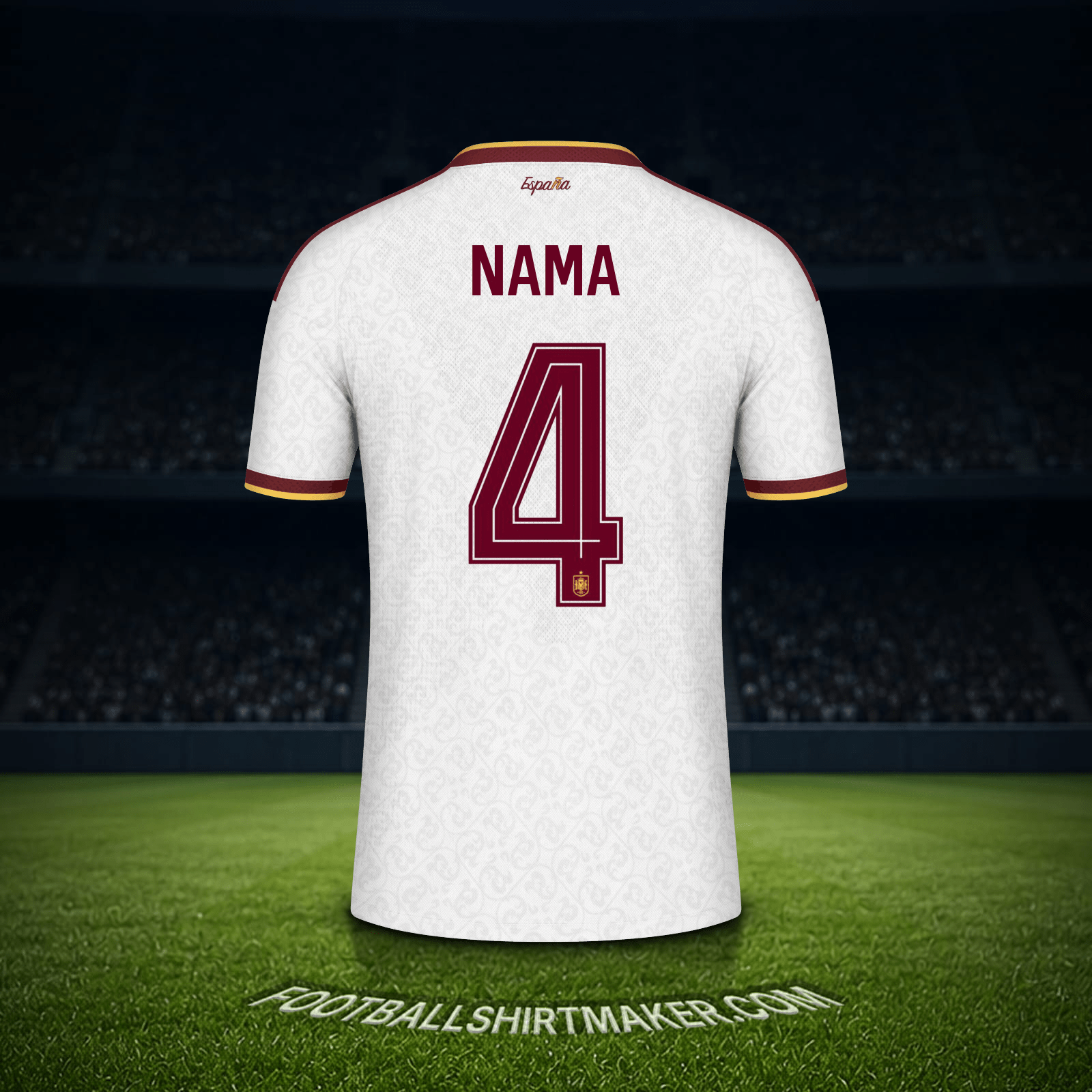 Jersey Spanyol Piala Dunia 2026 Alternatif -  nama - 4