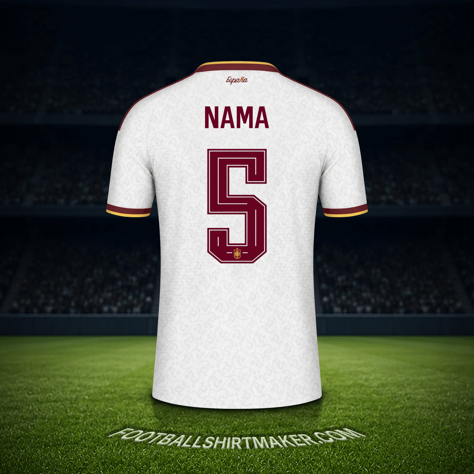 Jersey Spanyol Piala Dunia 2026 Alternatif -  nama - 5