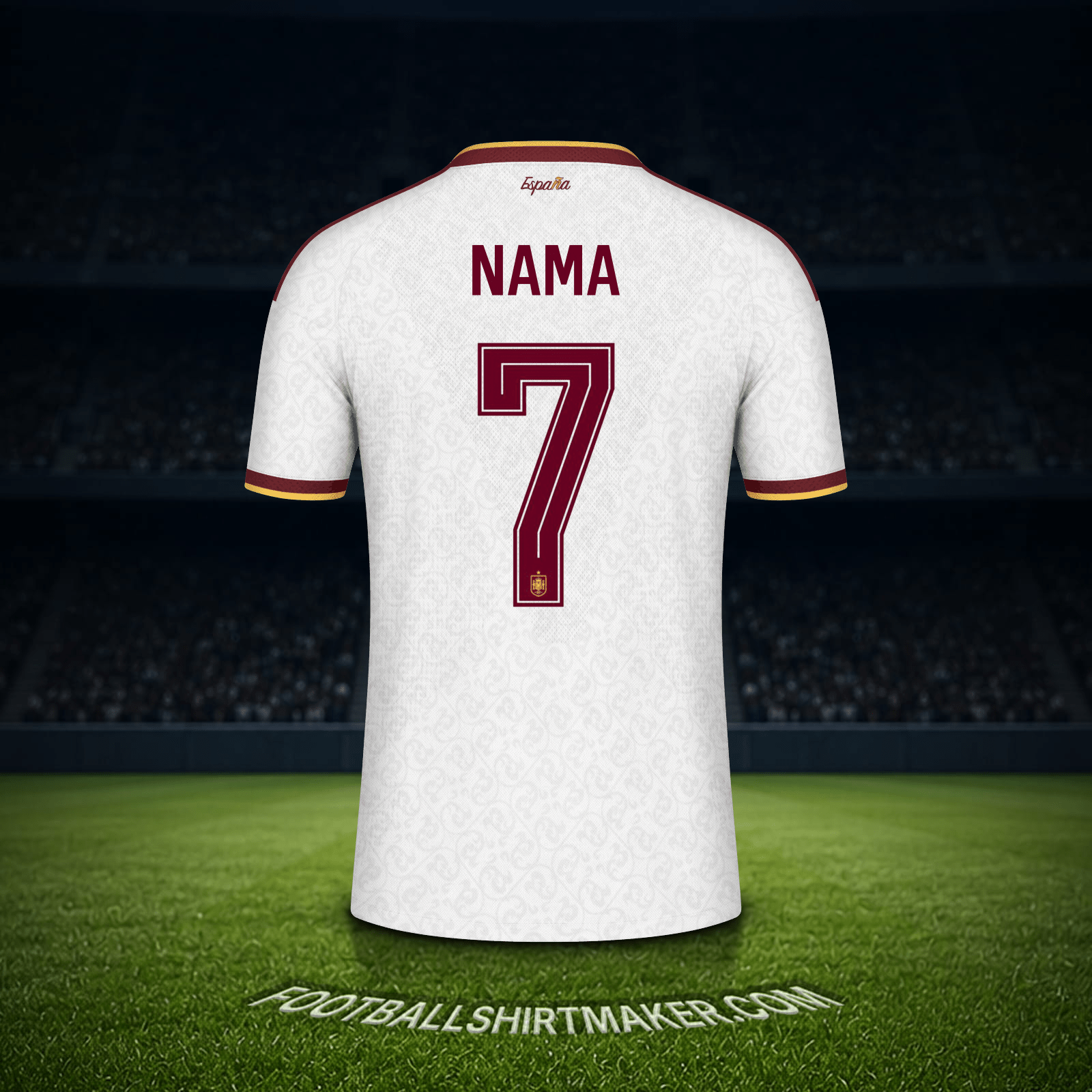 Jersey Spanyol Piala Dunia 2026 Alternatif -  nama - 7