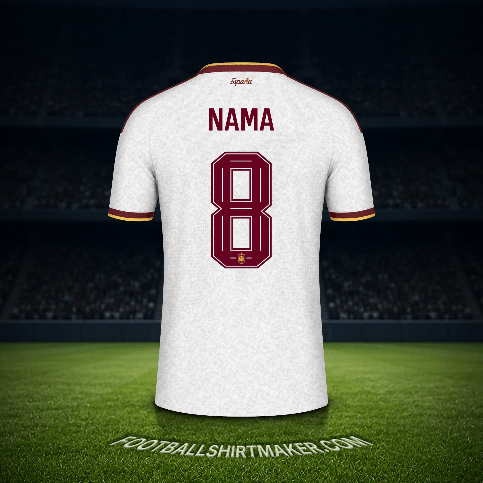 Jersey Spanyol Piala Dunia 2026 Alternatif -  nama - 8