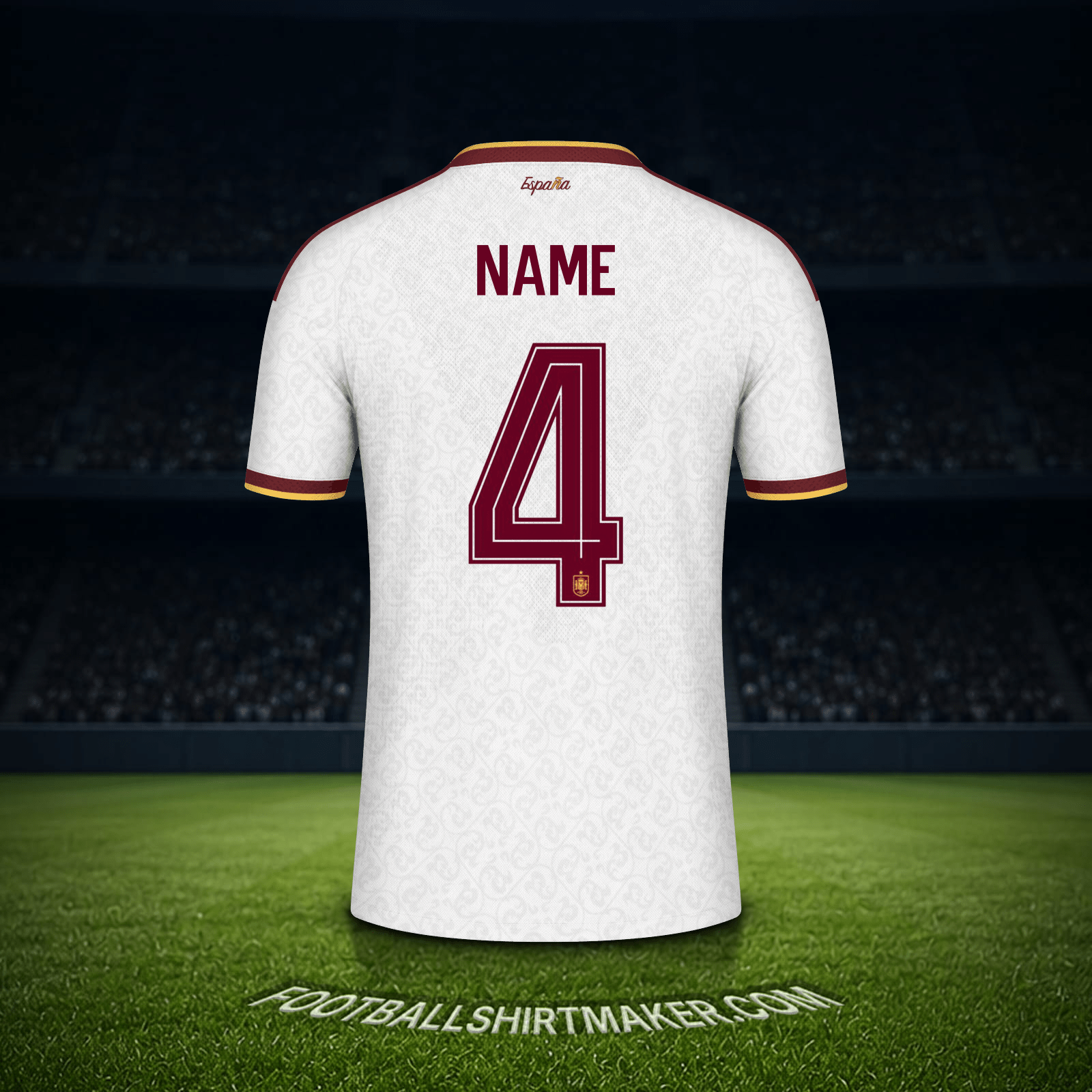 Shirt Spain World Cup 2026 Away -  name - 4