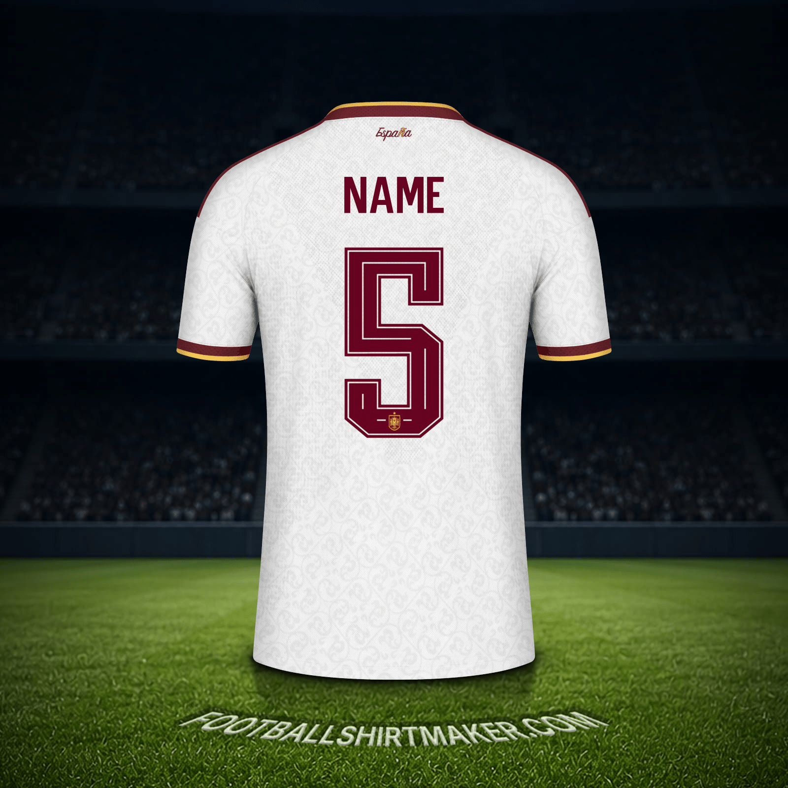 Shirt Spain World Cup 2026 Away -  name - 5