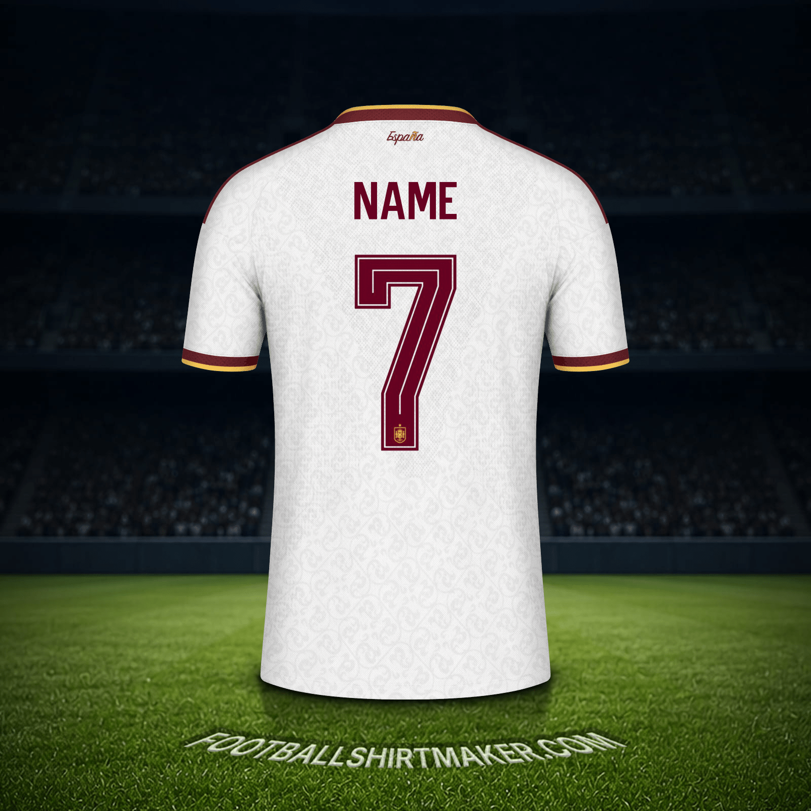 Shirt Spain World Cup 2026 Away -  name - 7
