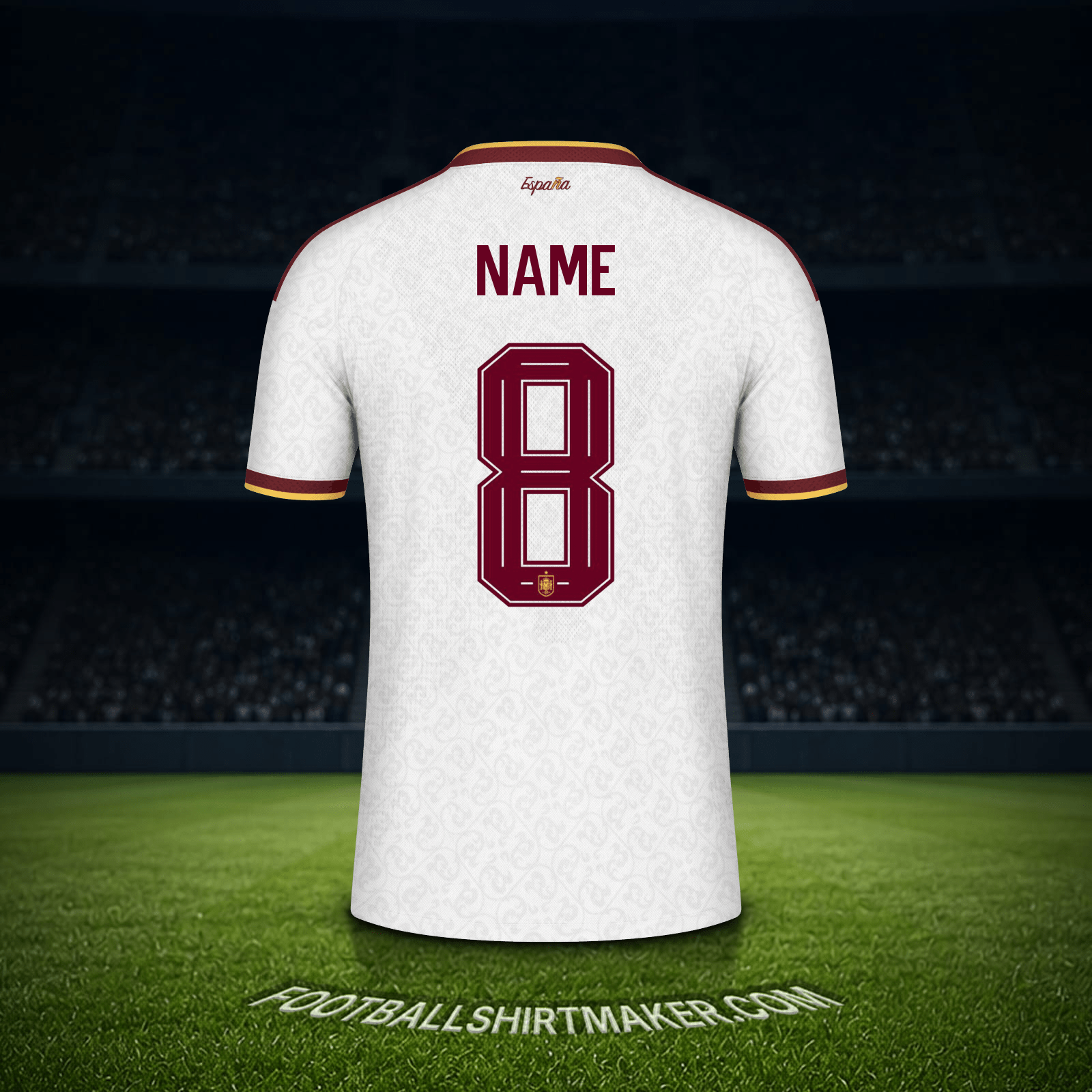 Shirt Spain World Cup 2026 Away -  name - 8