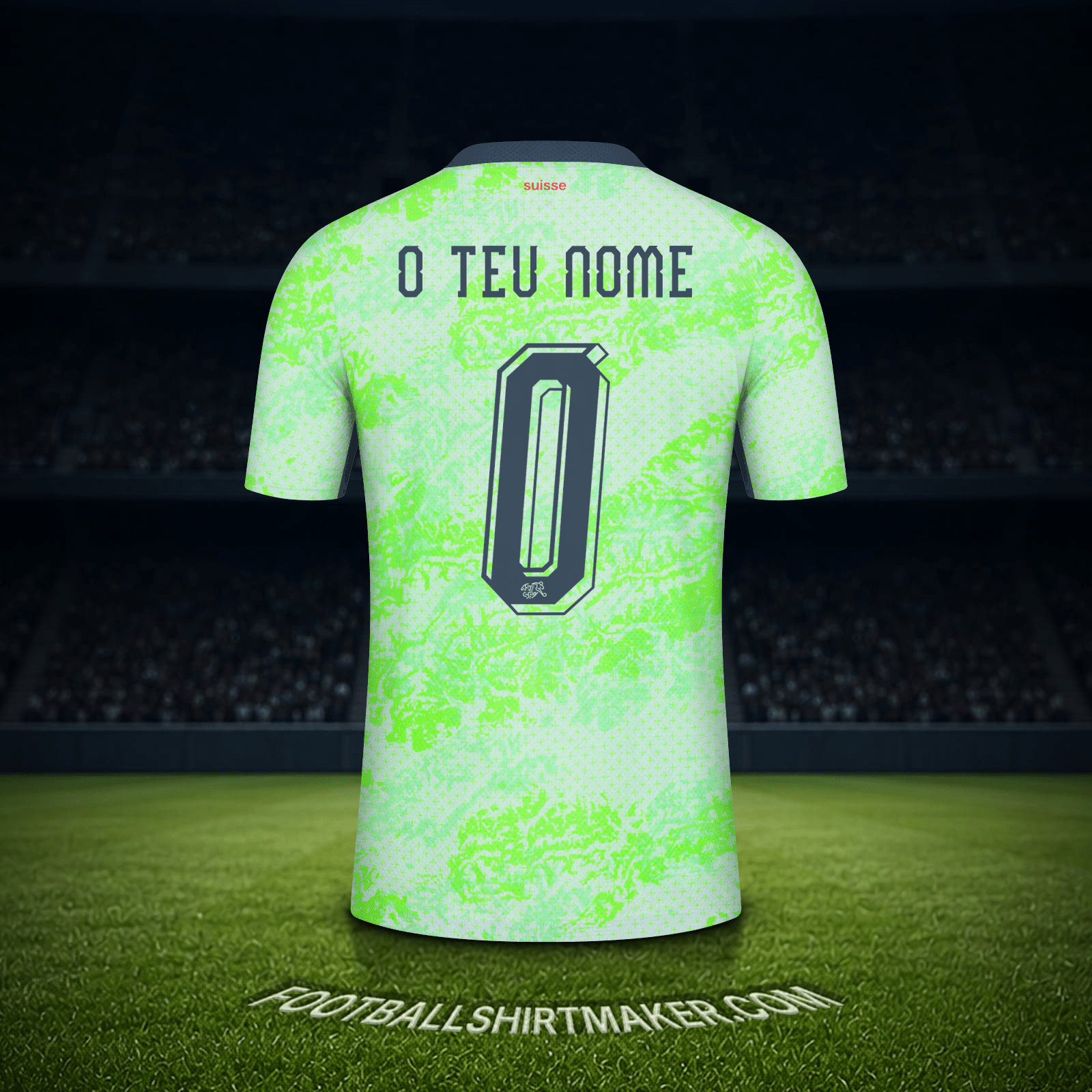 Camisola Suíça Copa do Mundo 2026 Alternativa -  o teu nome - 0