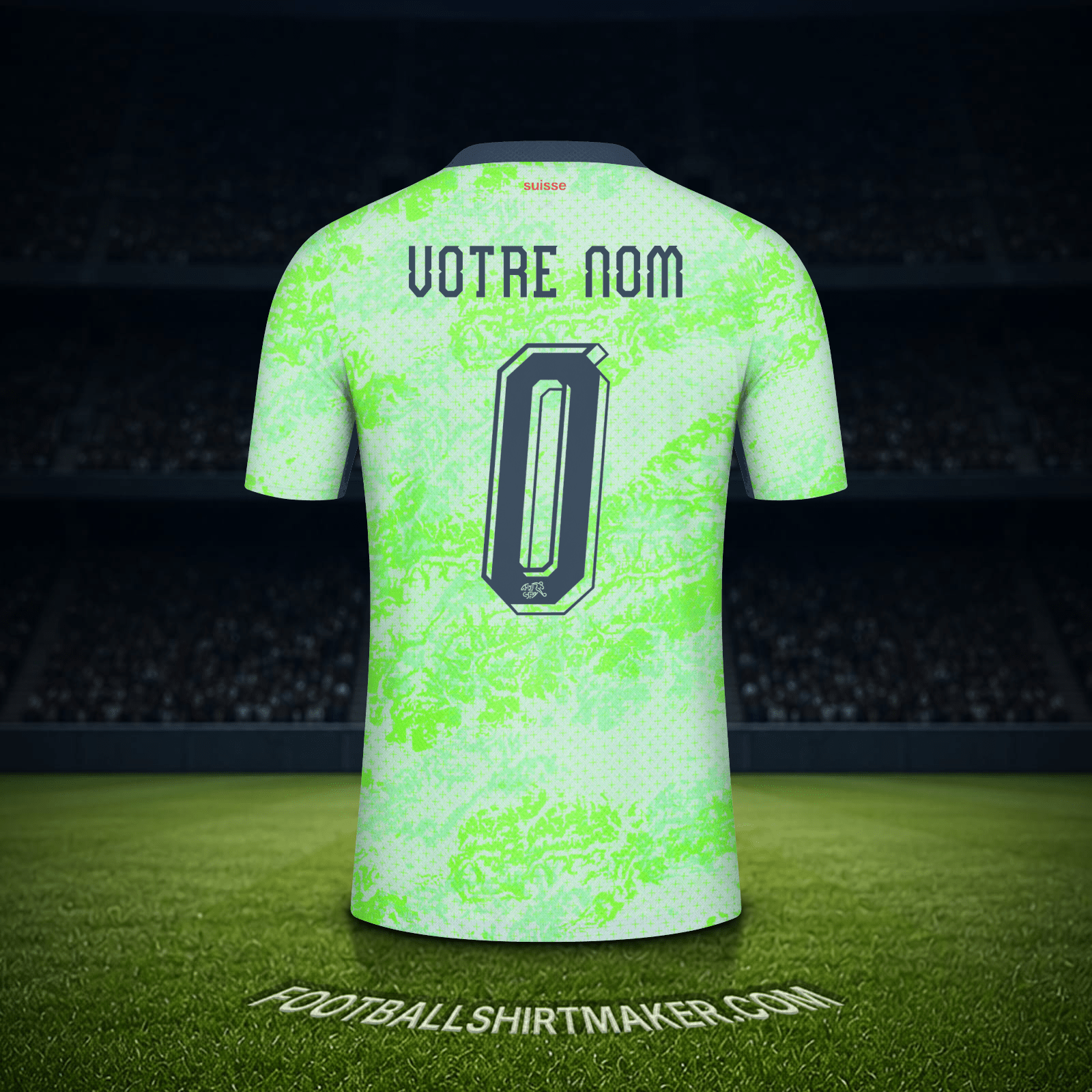 Maillot Suisse Coupe du monde 2026 Extérieur -  votre nom - 0