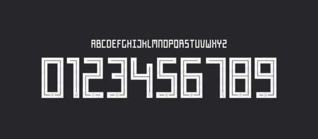 Argentina font  numbers letters nameset ttf tipografia numeros letras fuente vector svg eps ai