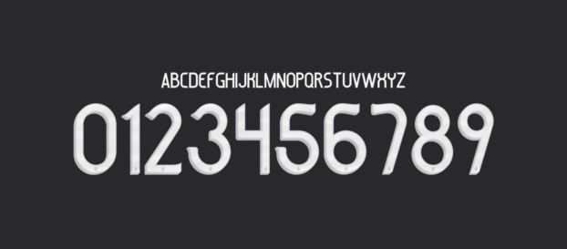 Argentina font  numbers letters nameset ttf tipografia numeros letras fuente vector svg eps ai