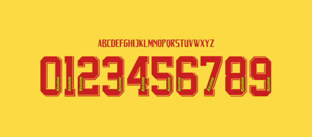 Barcelona SC font  numbers letters nameset ttf tipografia numeros letras fuente vector svg eps ai