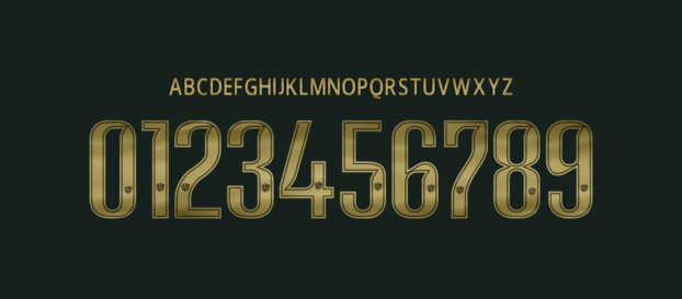 Barcelona SC font  numbers letters nameset ttf tipografia numeros letras fuente vector svg eps ai