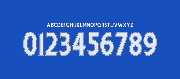 Boca Juniors font  numbers letters nameset ttf tipografia numeros letras fuente vector svg eps ai